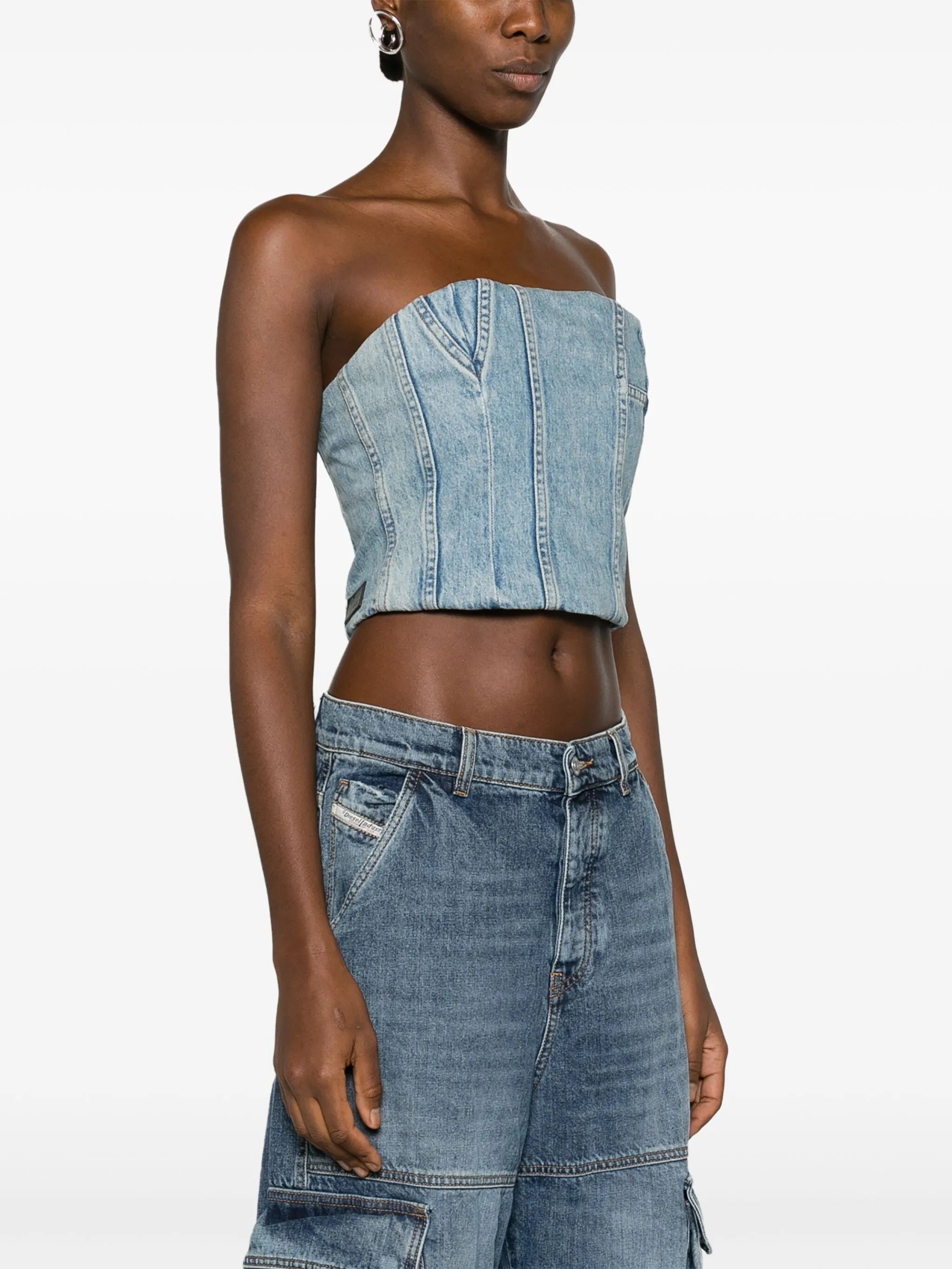 Ma Bustier denim top
