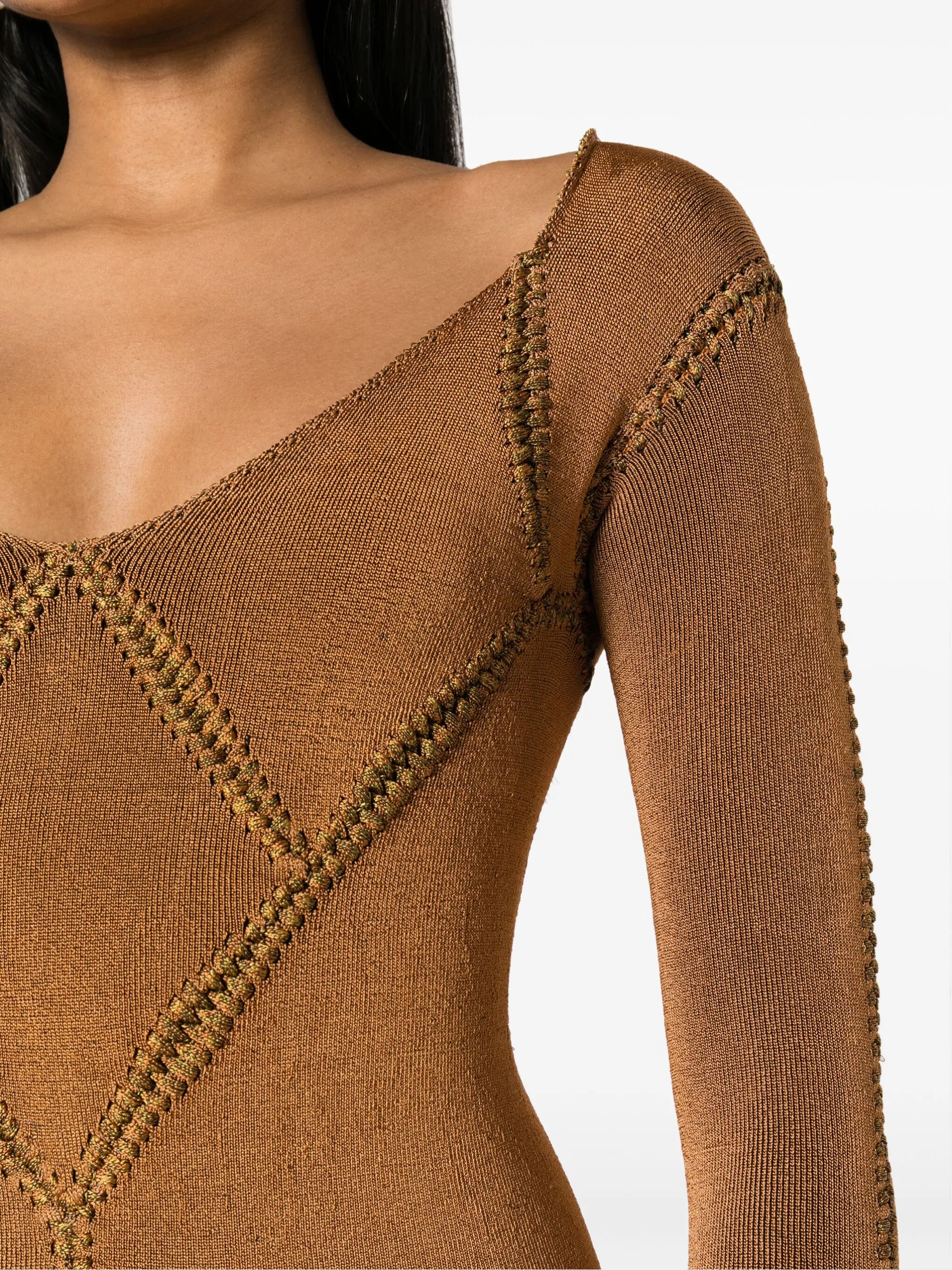 Tria long-sleeve minidress