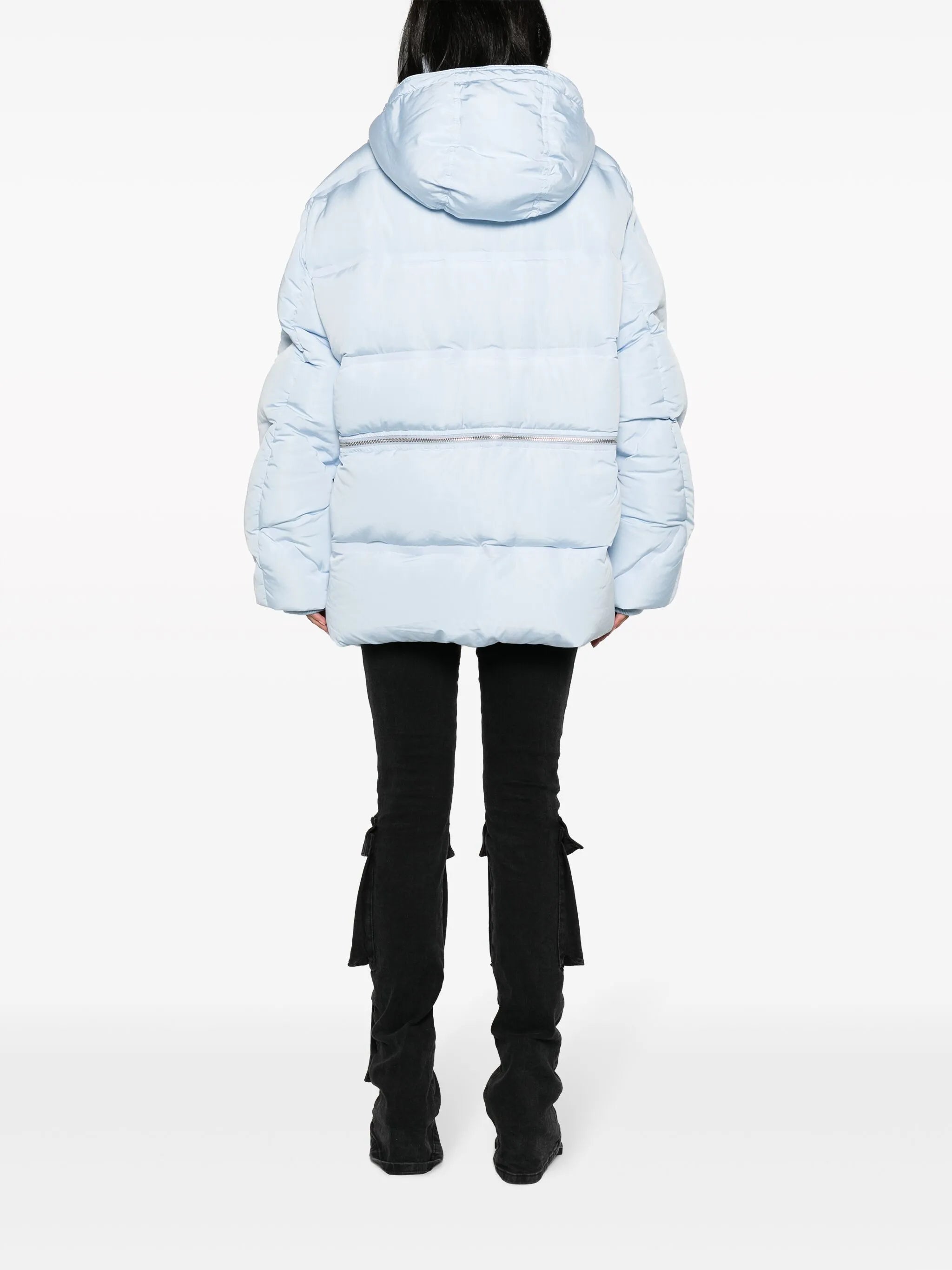 Welded convertible puffer jacket