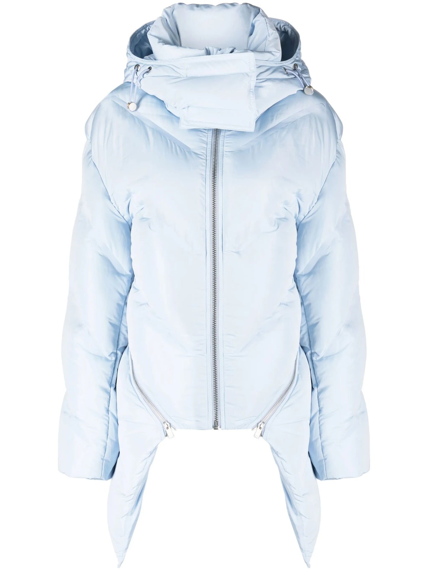 Welded convertible puffer jacket
