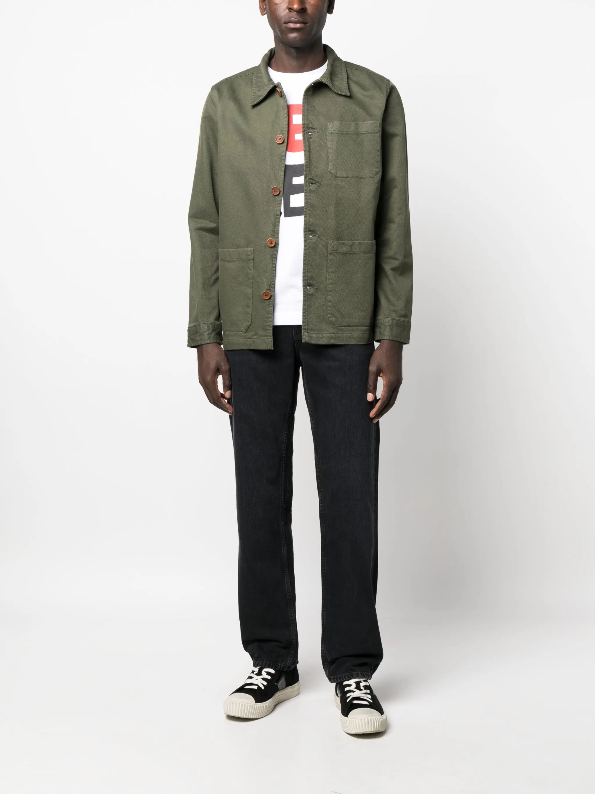 Barney cotton shirt jacket