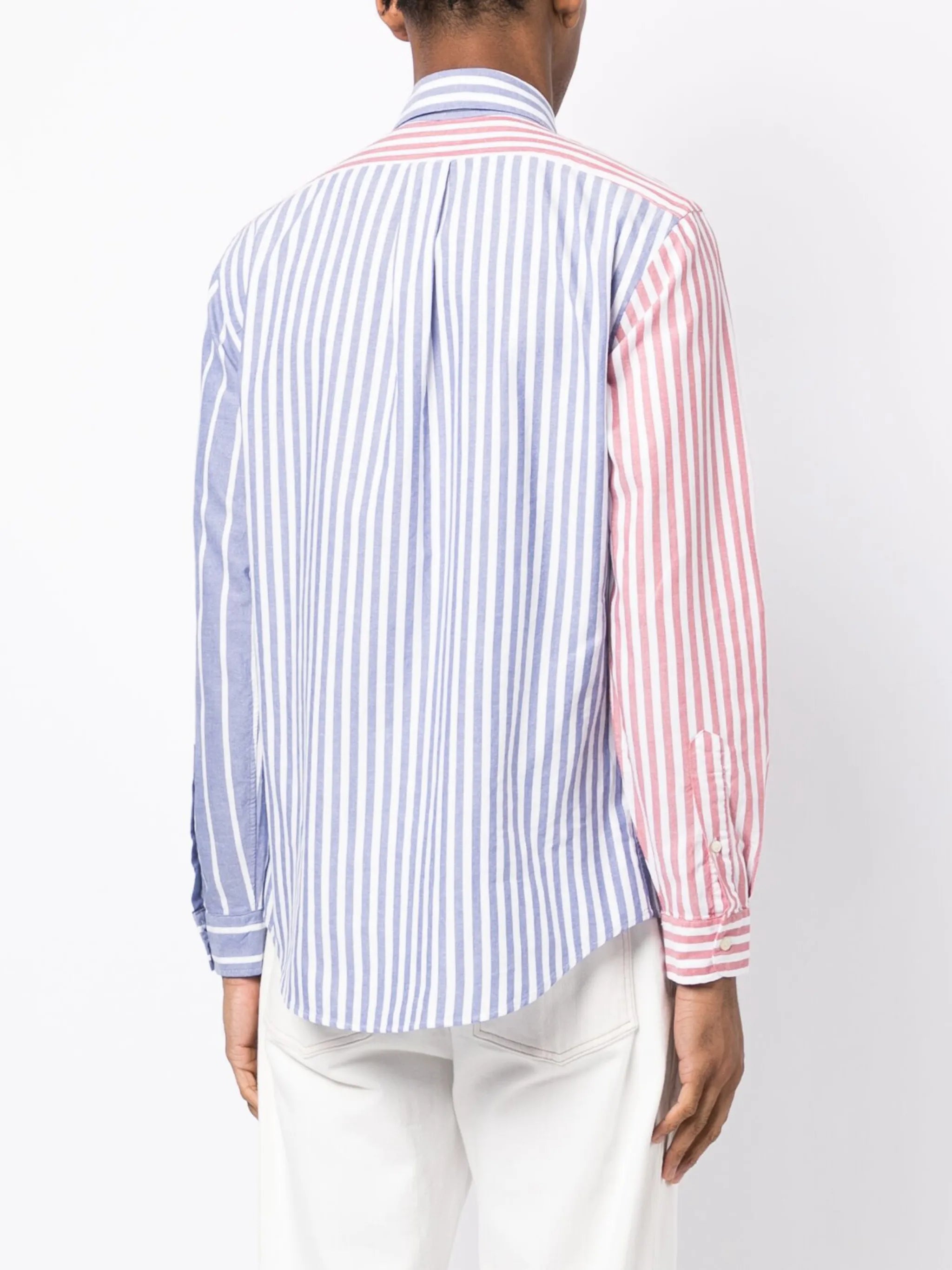 striped long-sleeve shirt