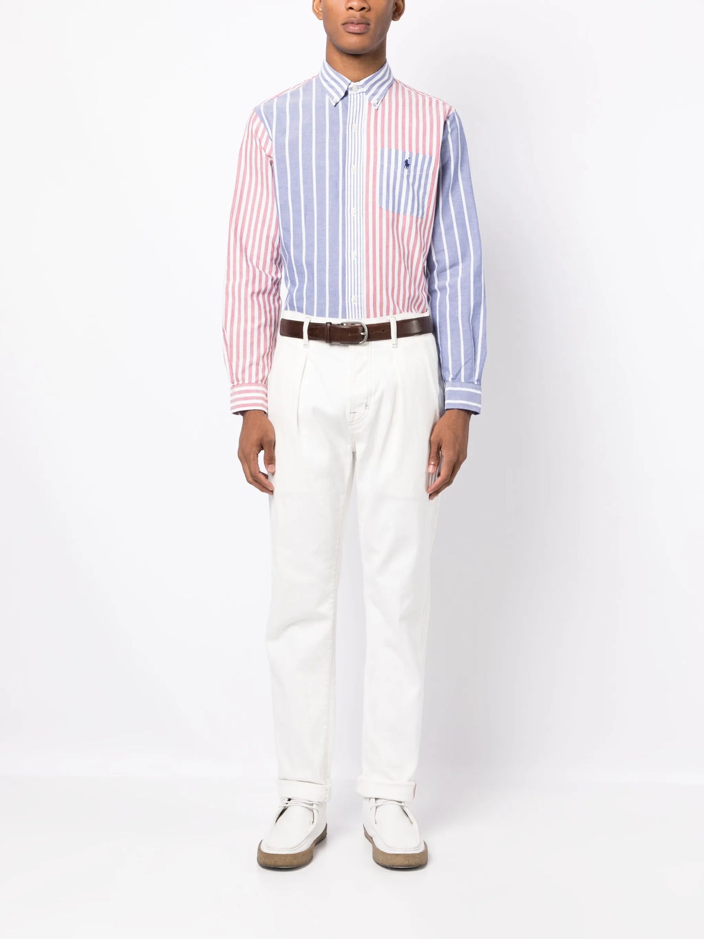 striped long-sleeve shirt