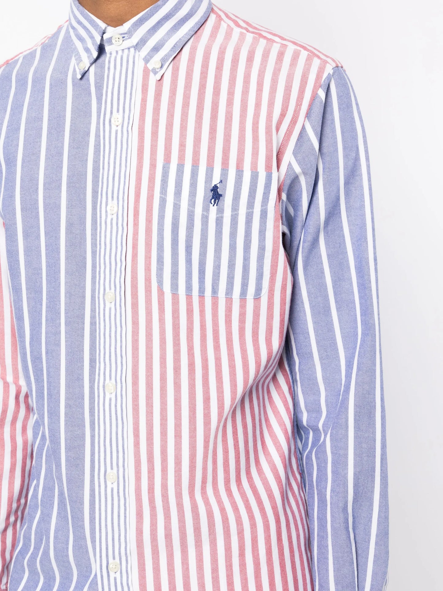 striped long-sleeve shirt