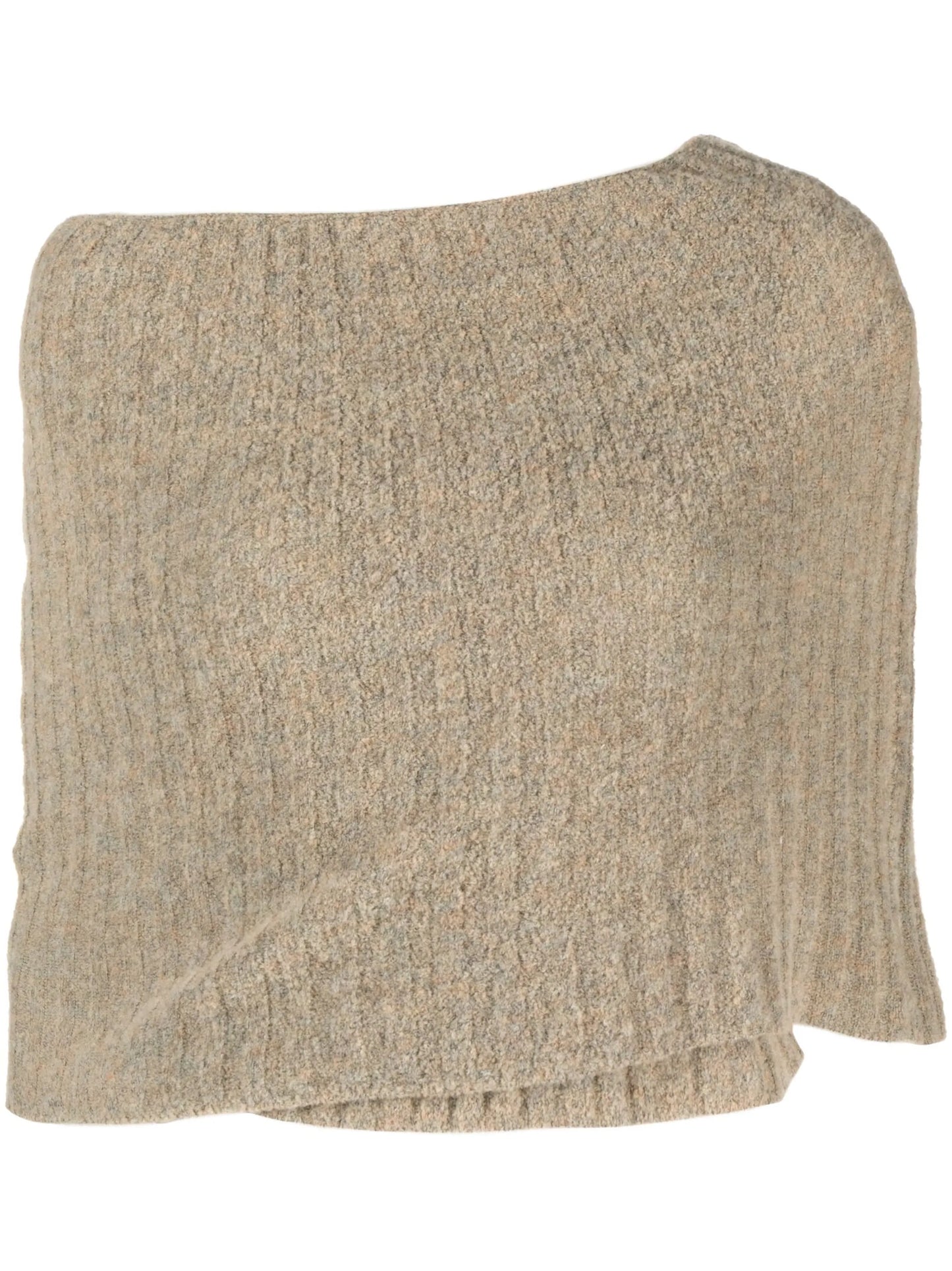 x KNWLS Clavicle asymmetric wool-blend jumper