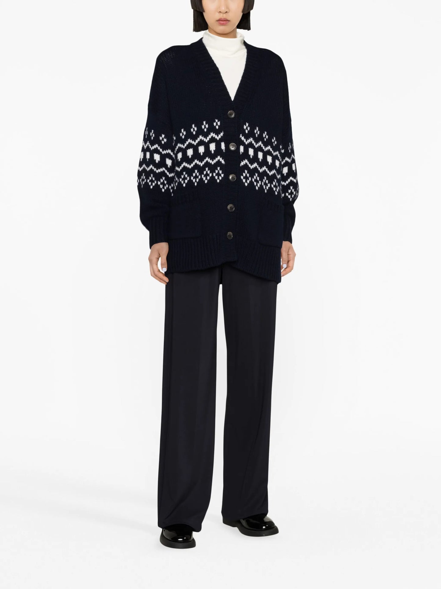 V-neck cashmere cardigan