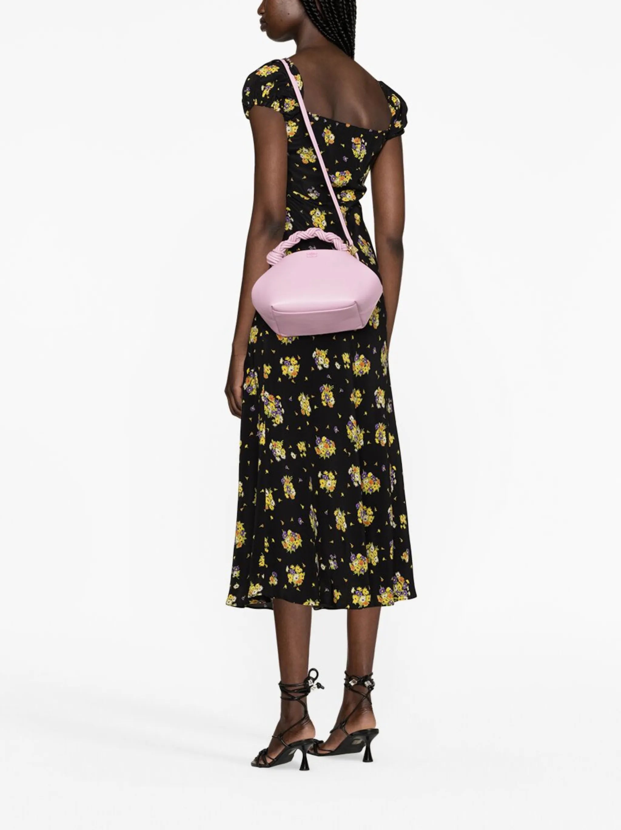 Bou recycled-leather top handle bag