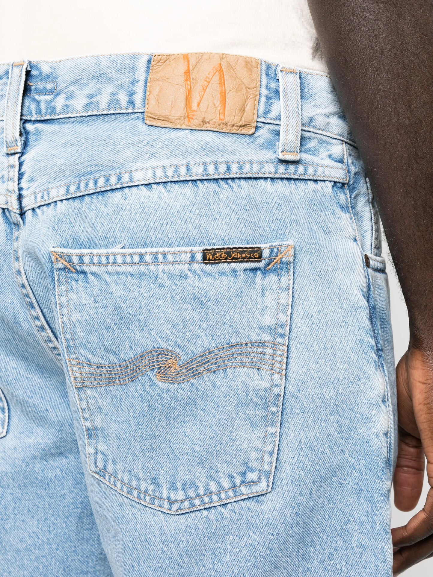 Seth above-knee denim shorts