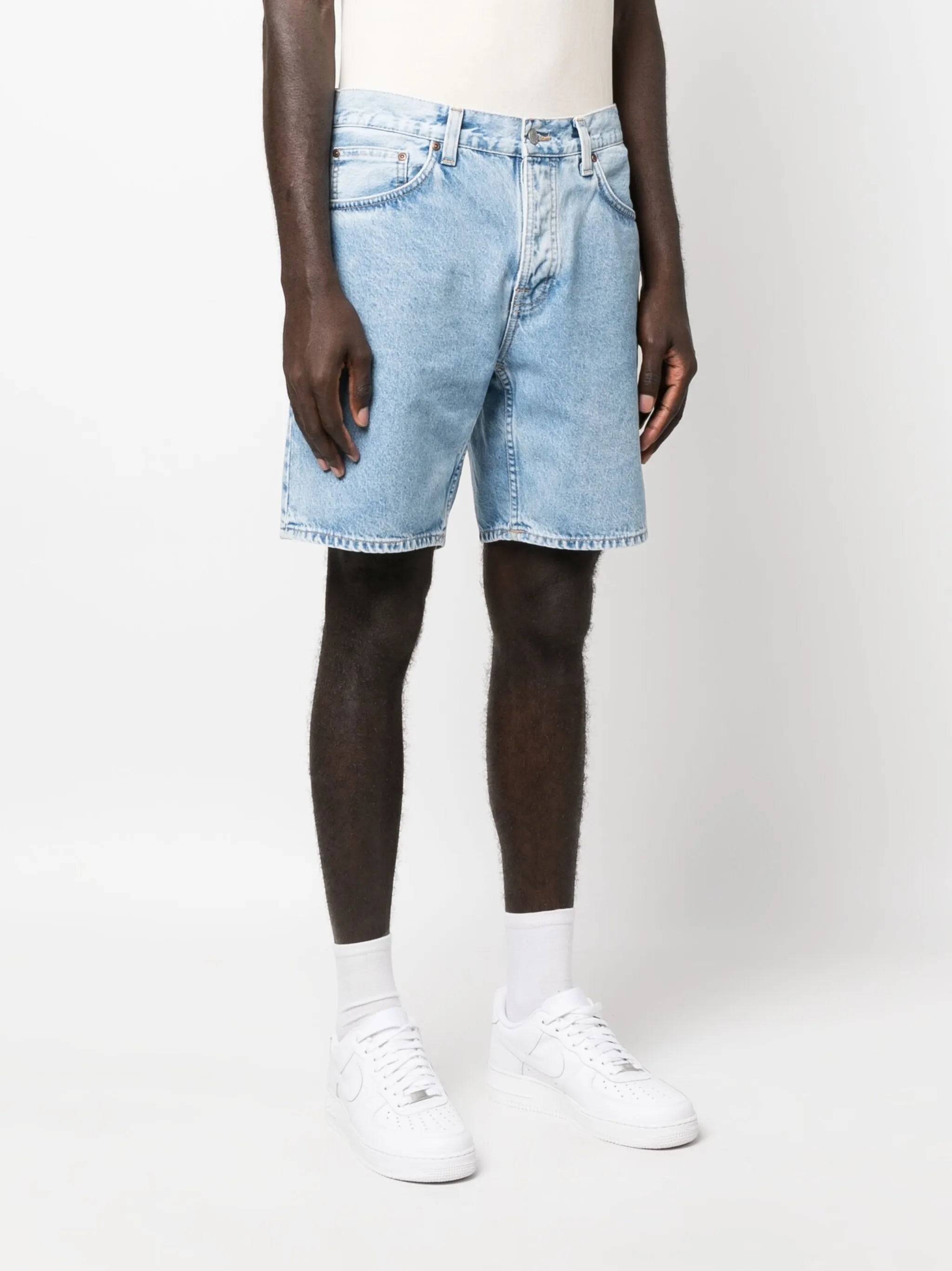 Seth above-knee denim shorts