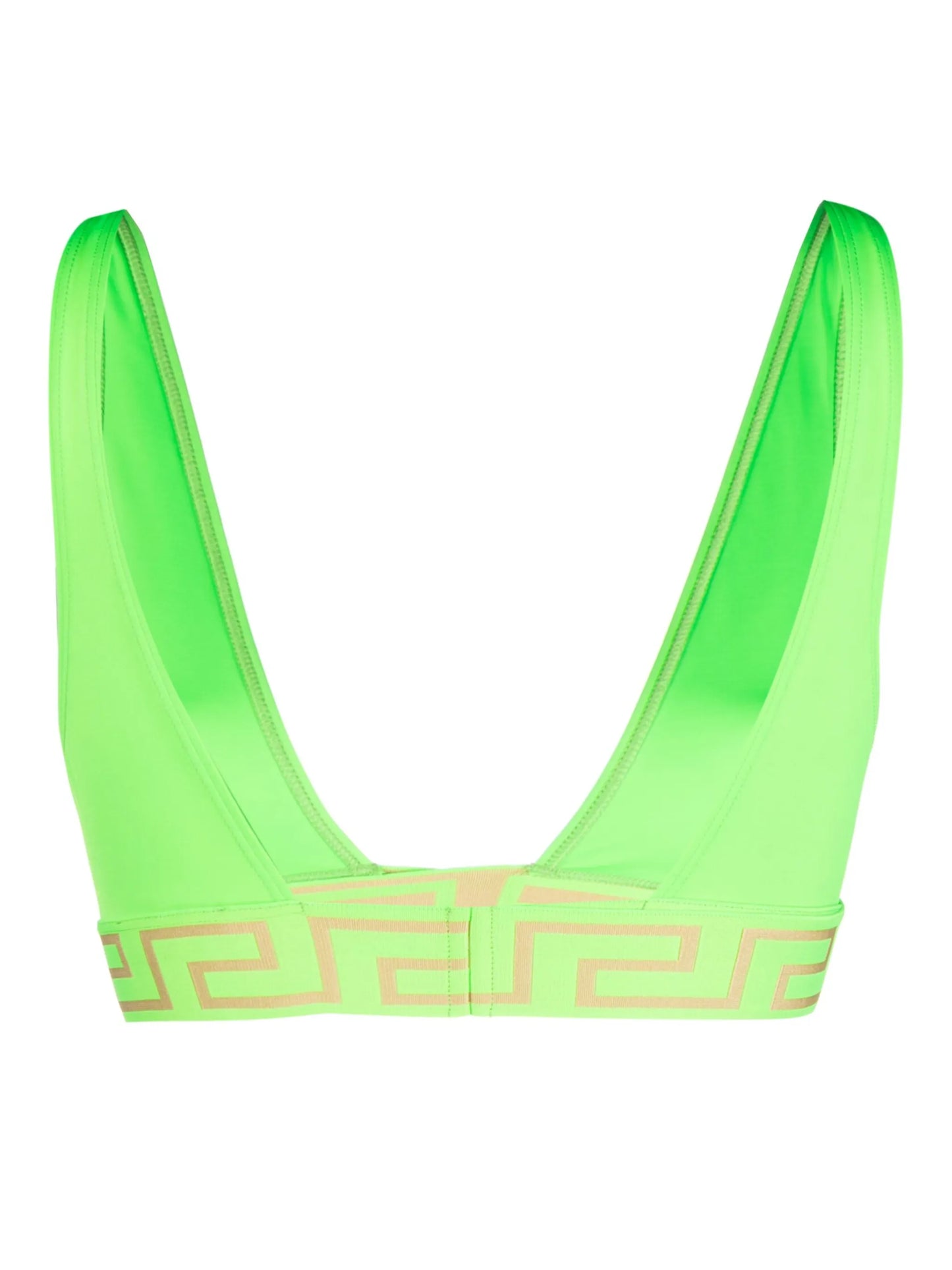 Greca triangle bikini top