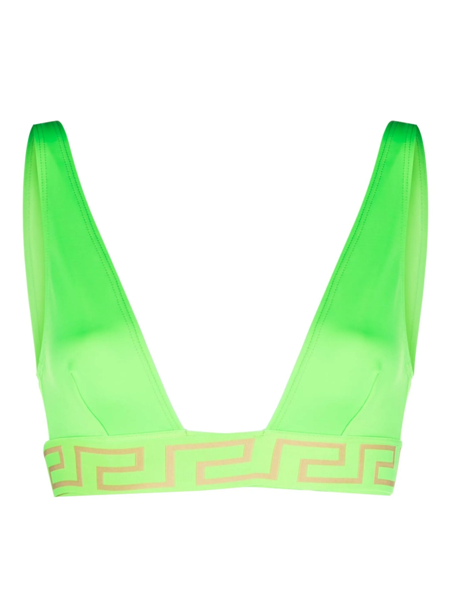 Greca triangle bikini top