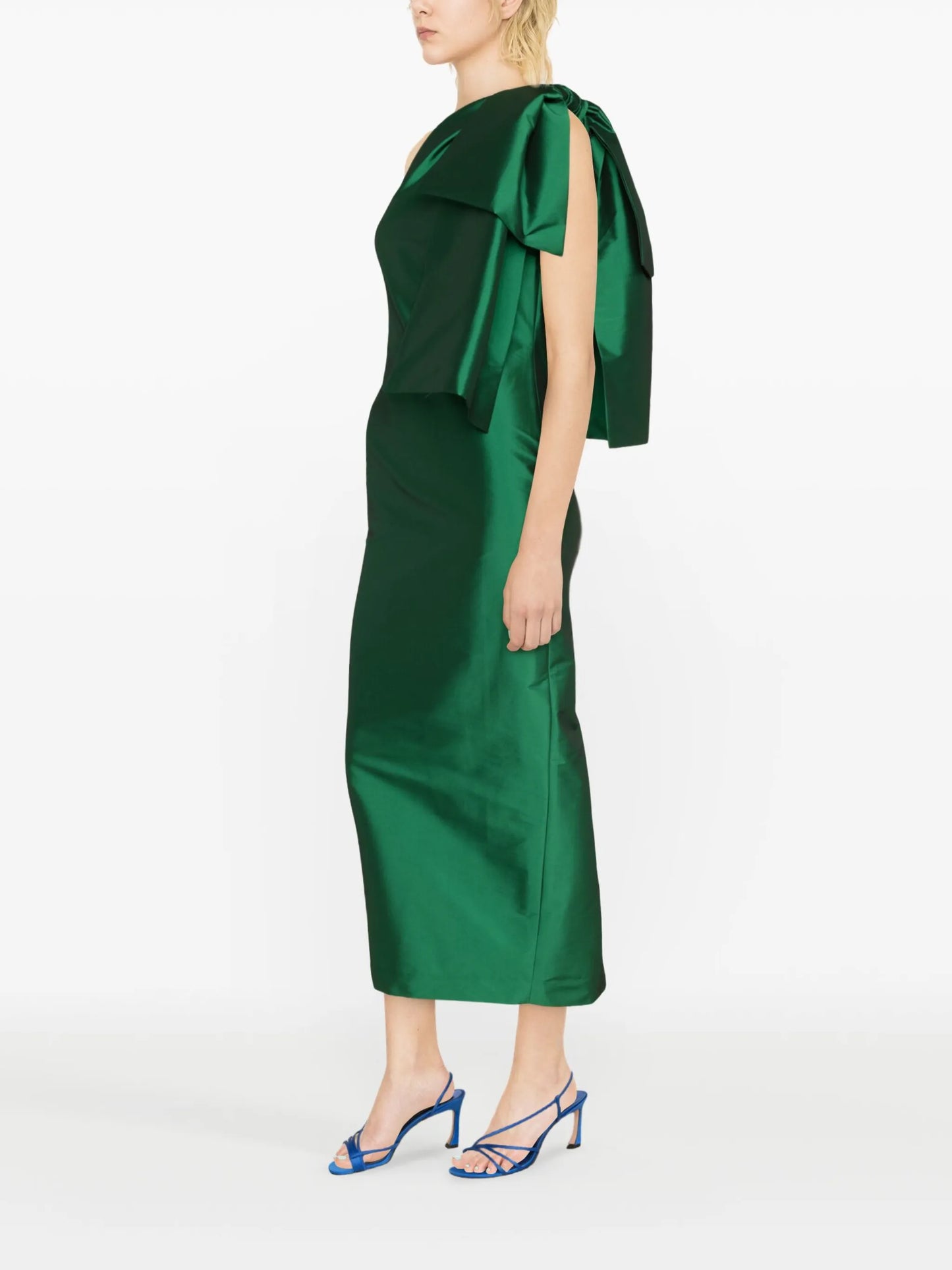 Josselin bow-embellished midi dress