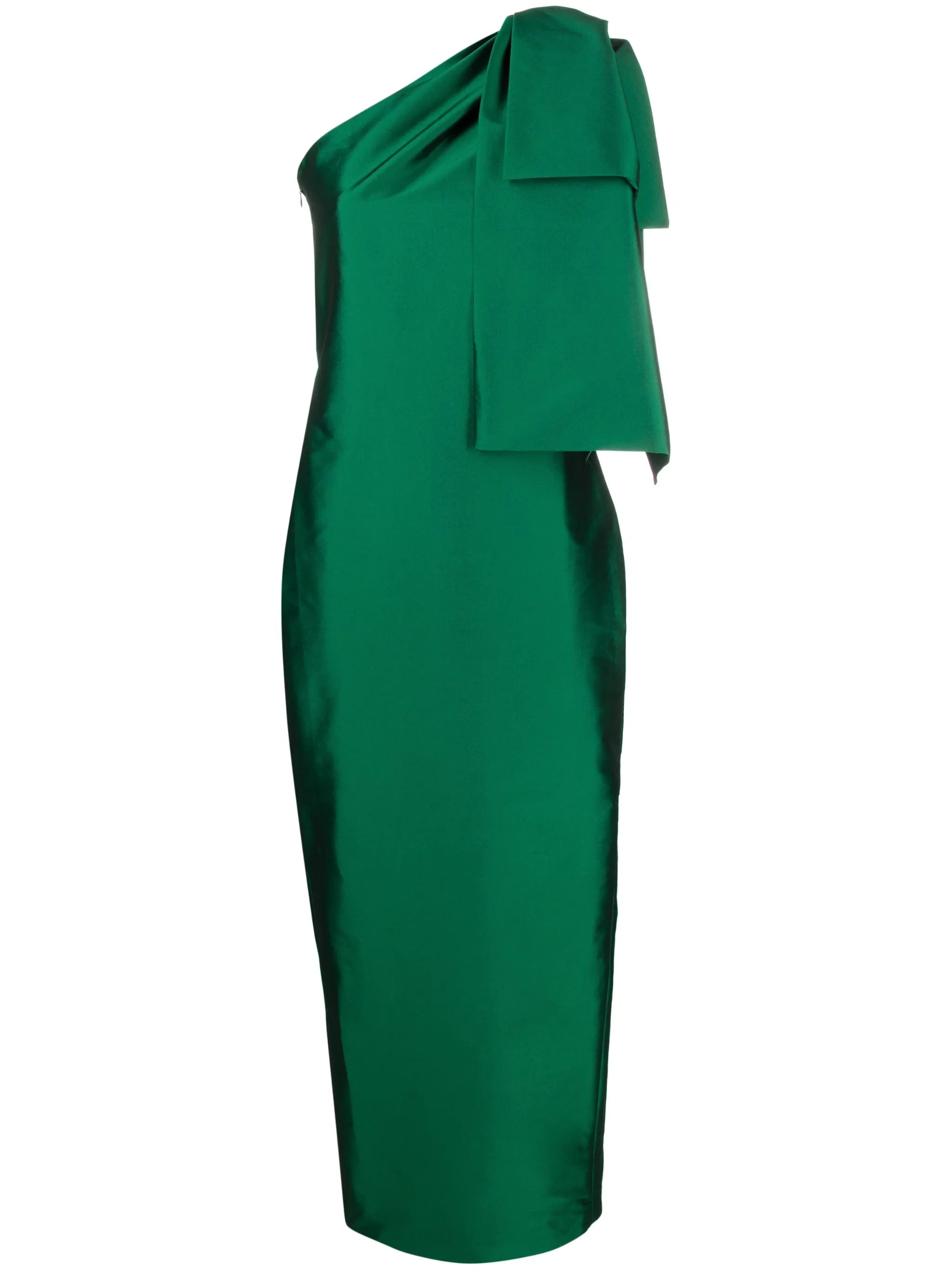 Josselin bow-embellished midi dress