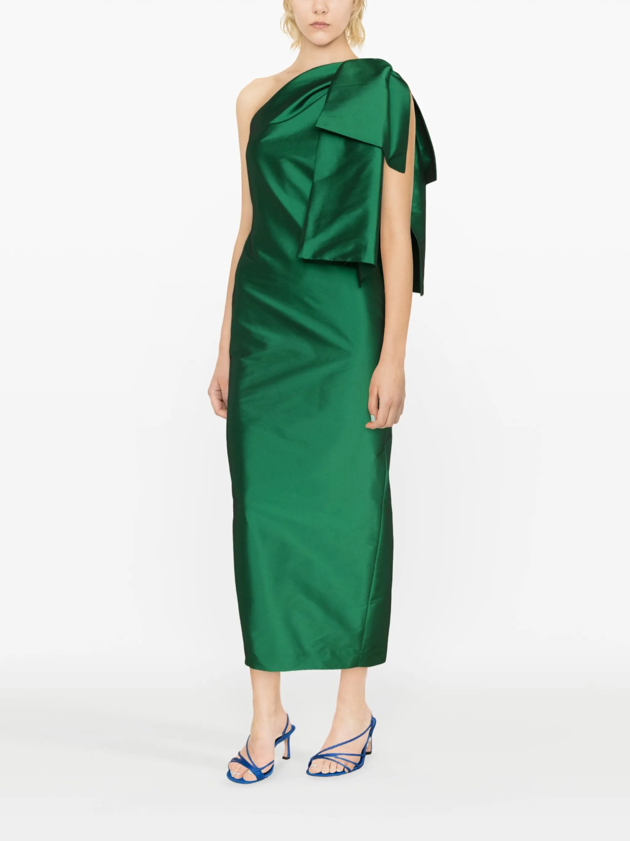 Josselin bow-embellished midi dress