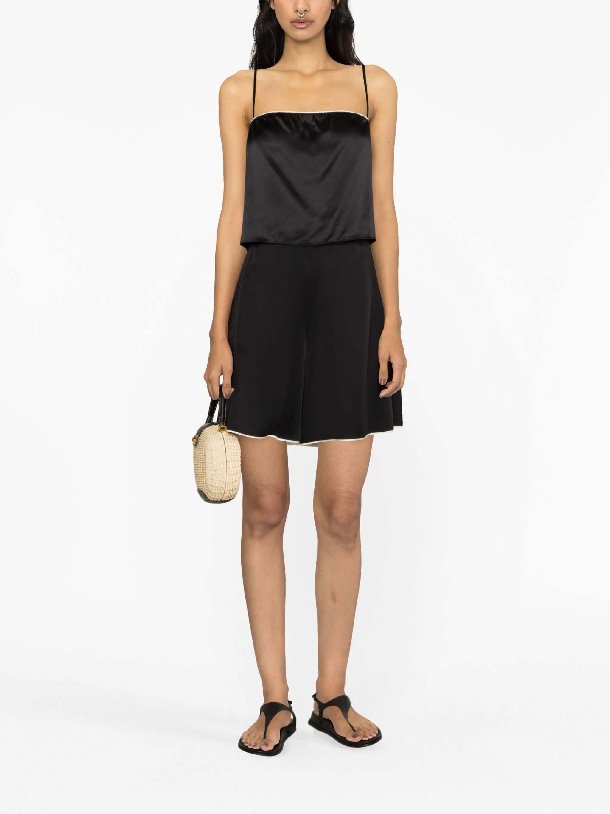 Mya silk sleeveless top