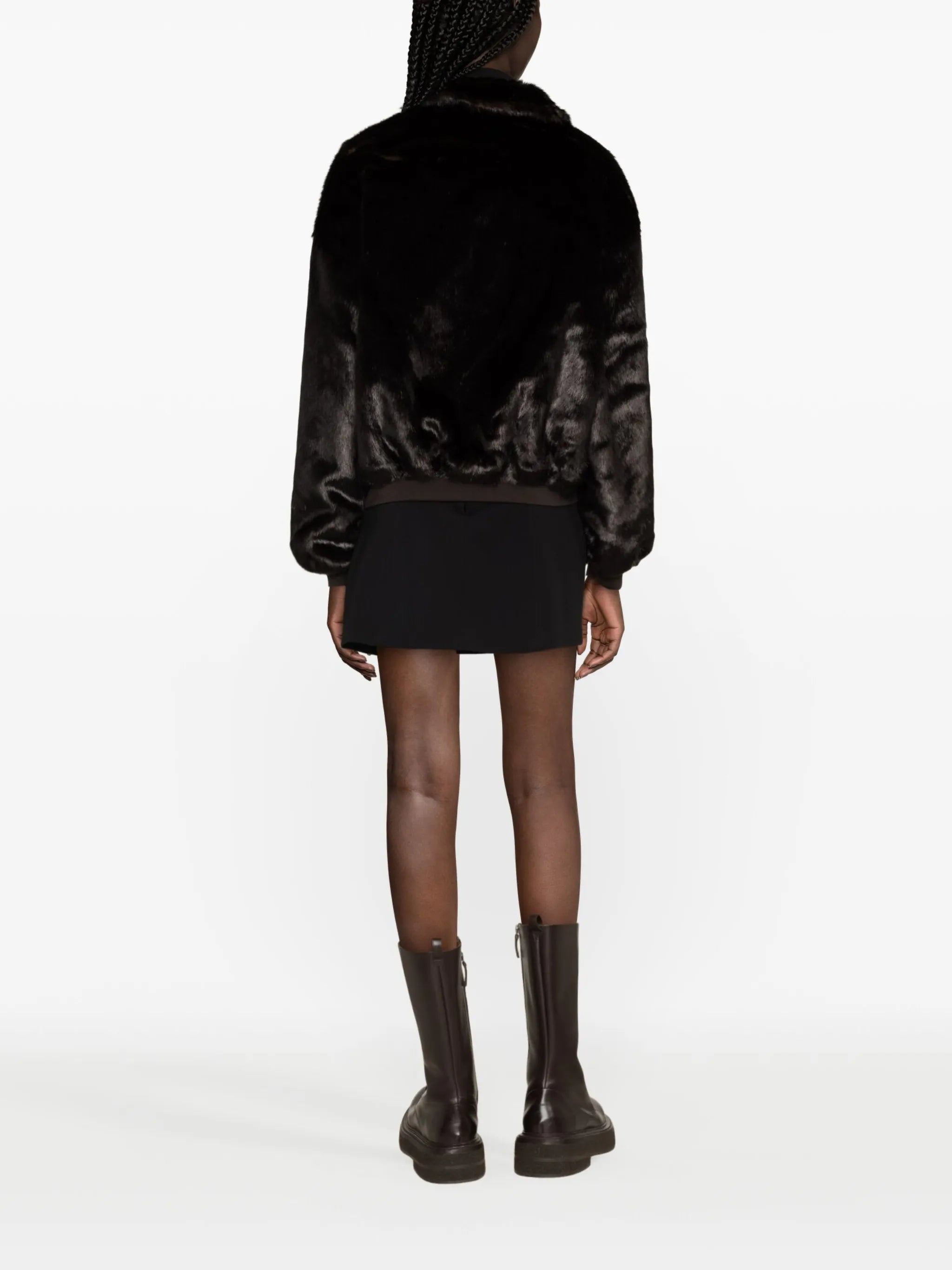 Pam faux-fur bomber jacket