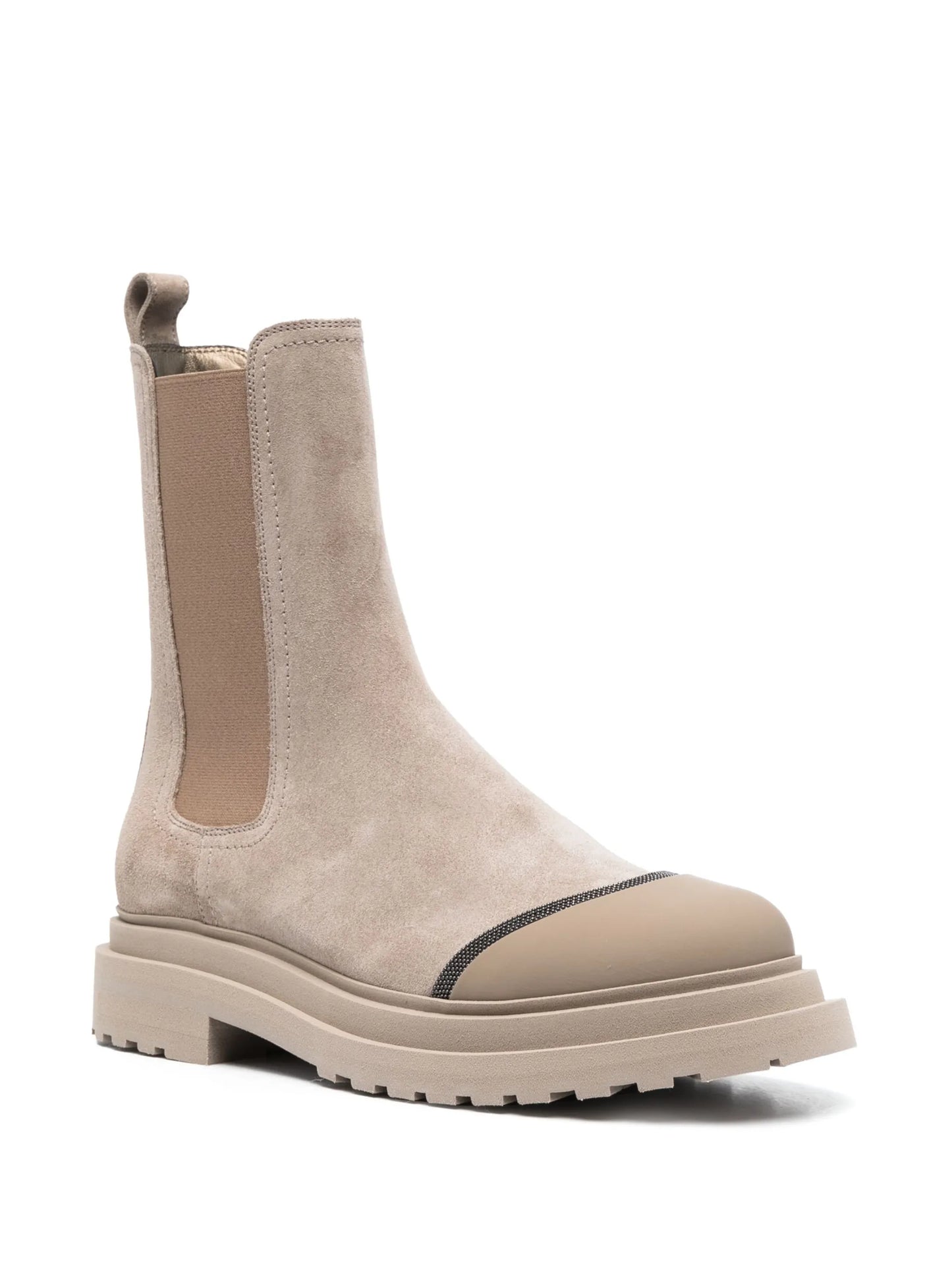 elasticated-panel ankle boots