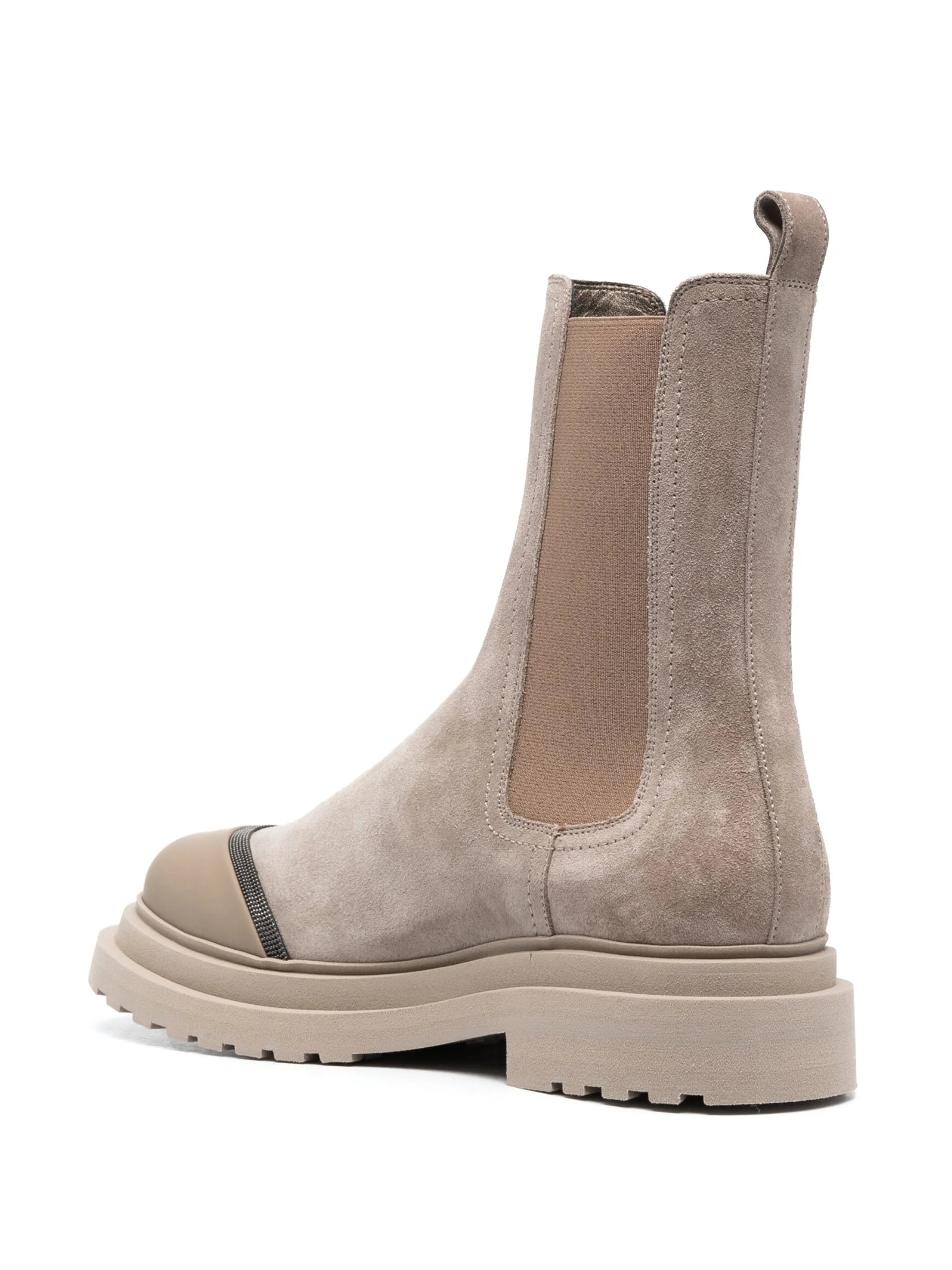 elasticated-panel ankle boots