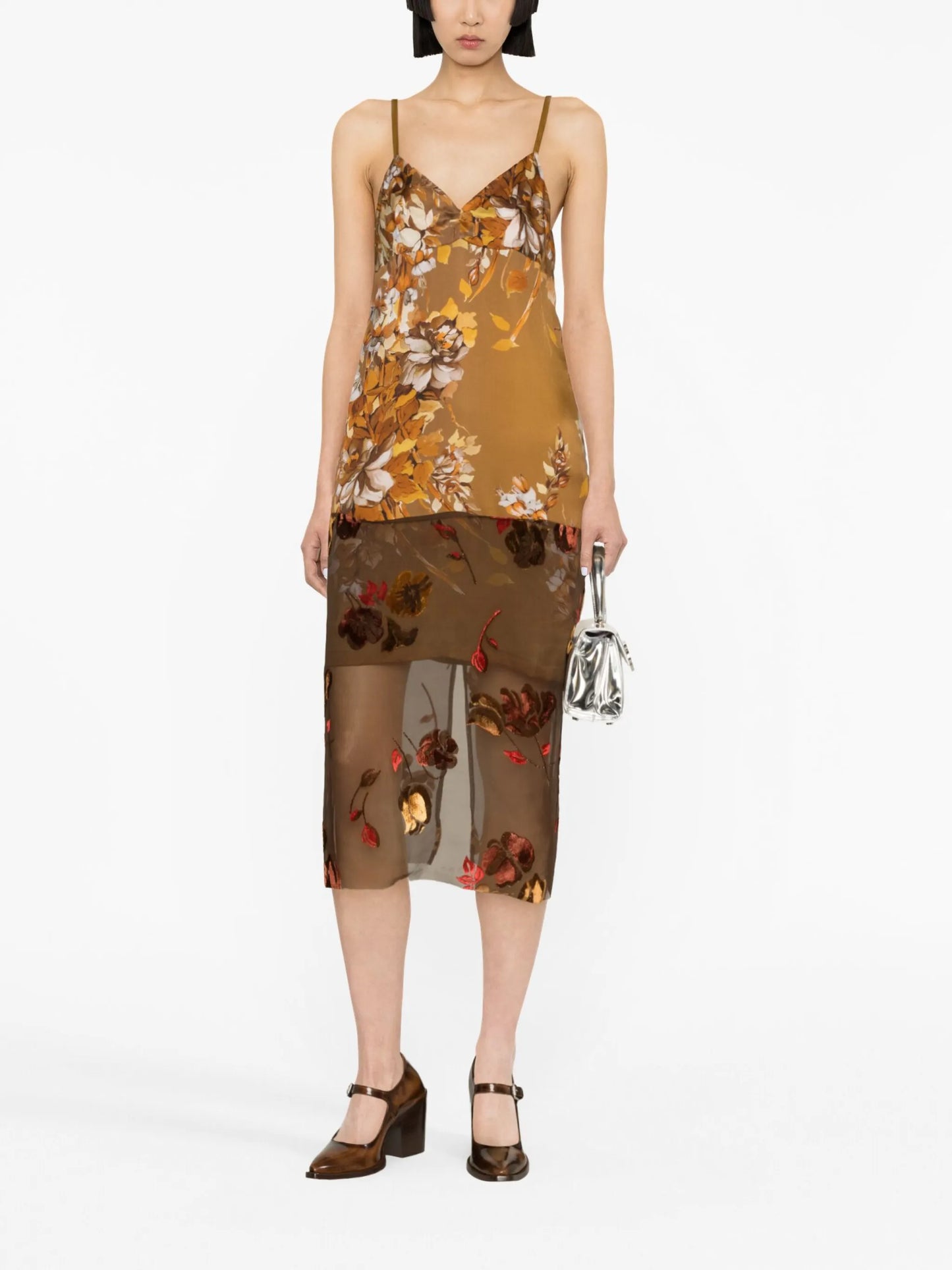 Damiana floral-print midi dress