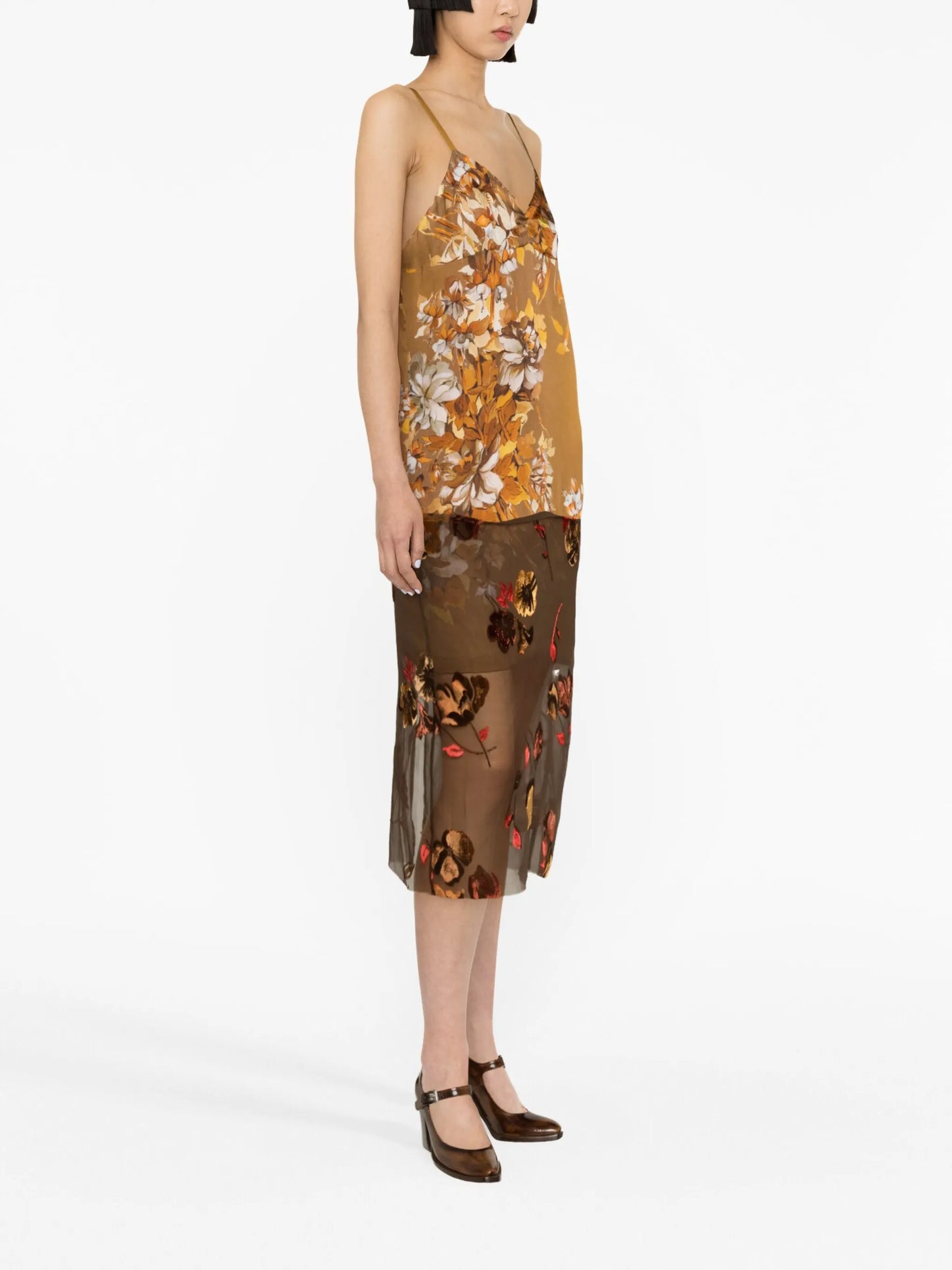Damiana floral-print midi dress
