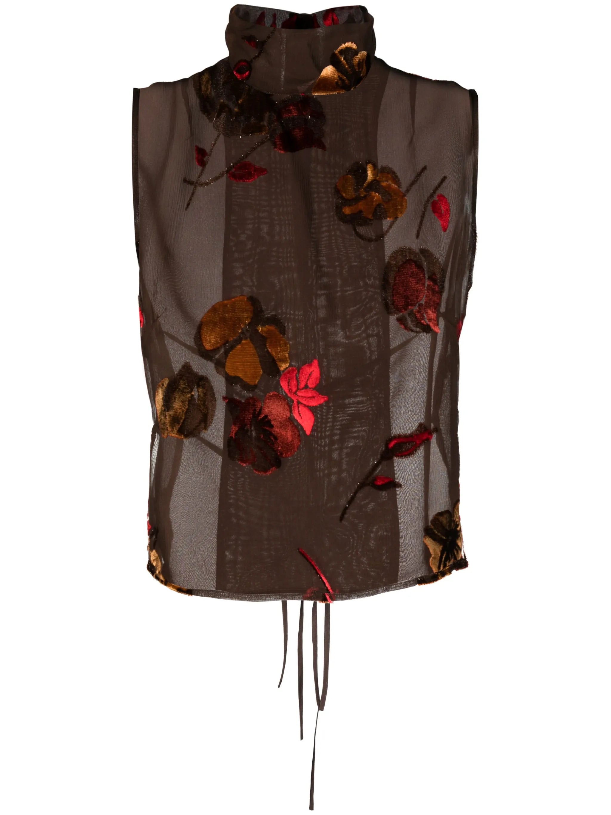 Carma floral-print tank top