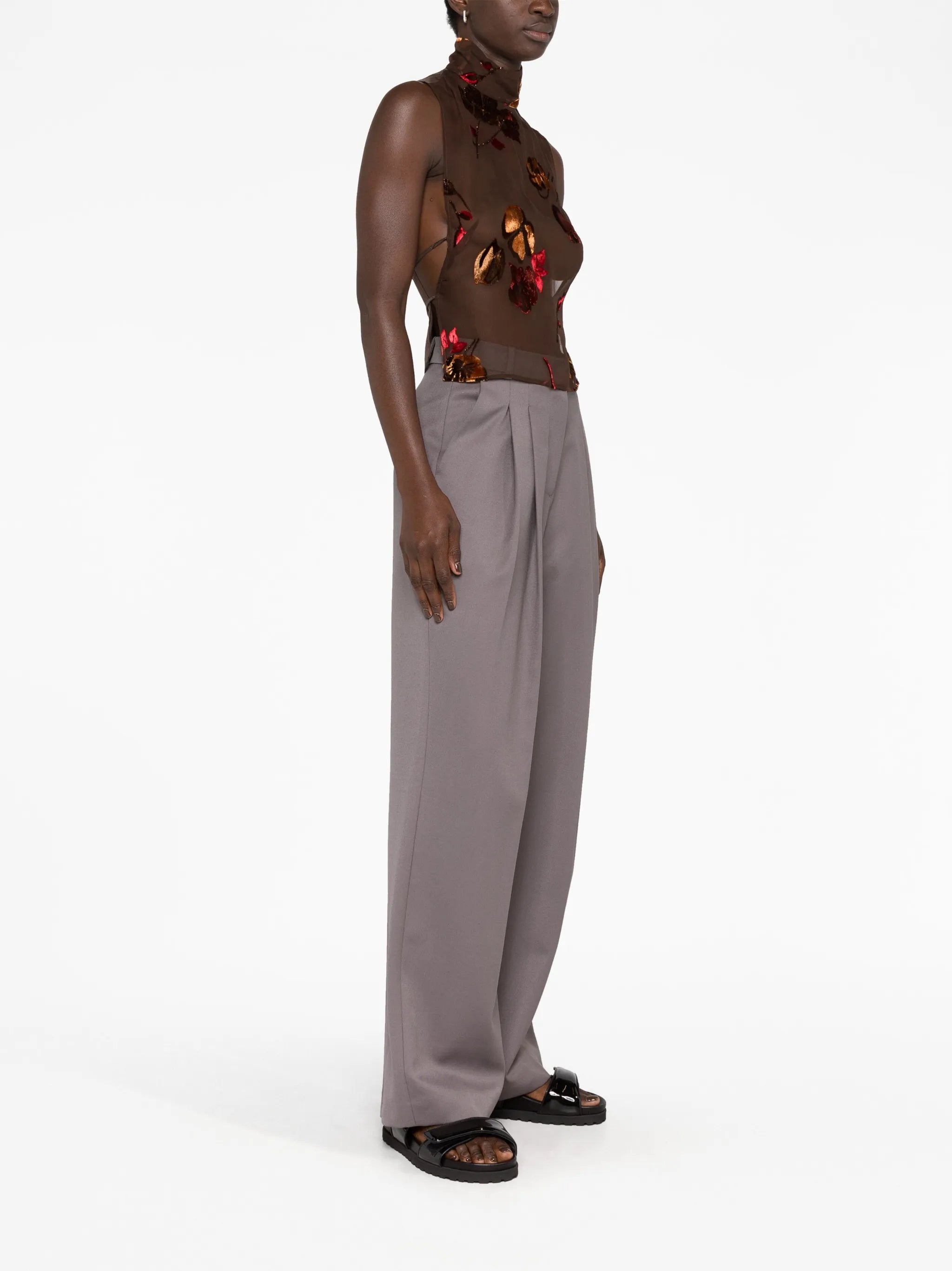 Carma floral-print tank top