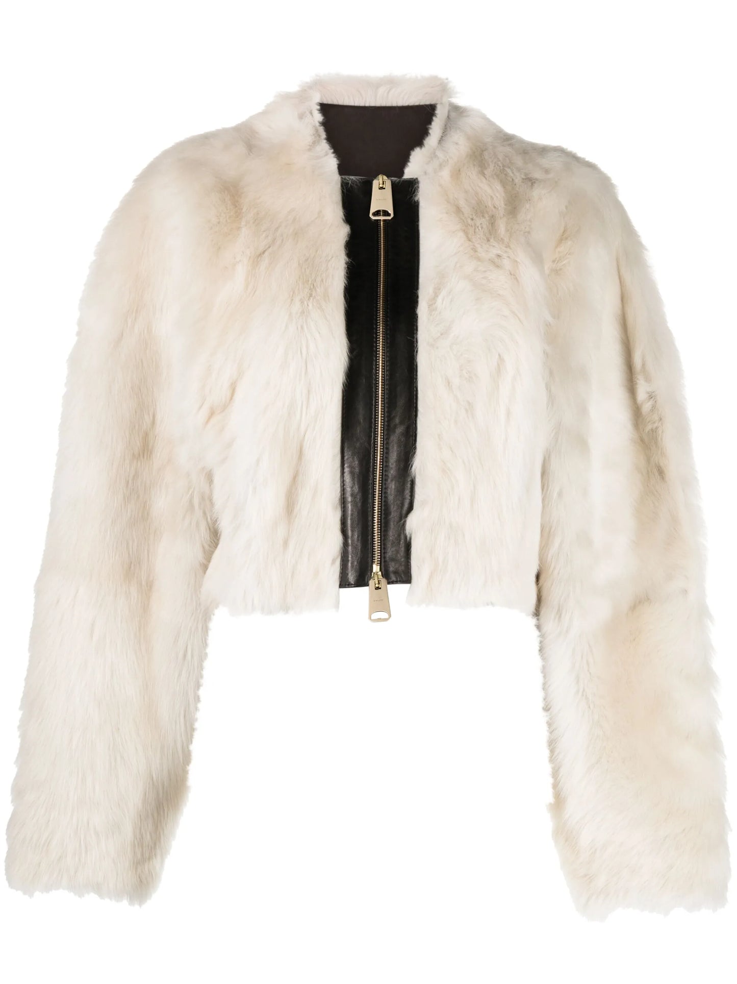 Gracell faux-fur cropped jacket