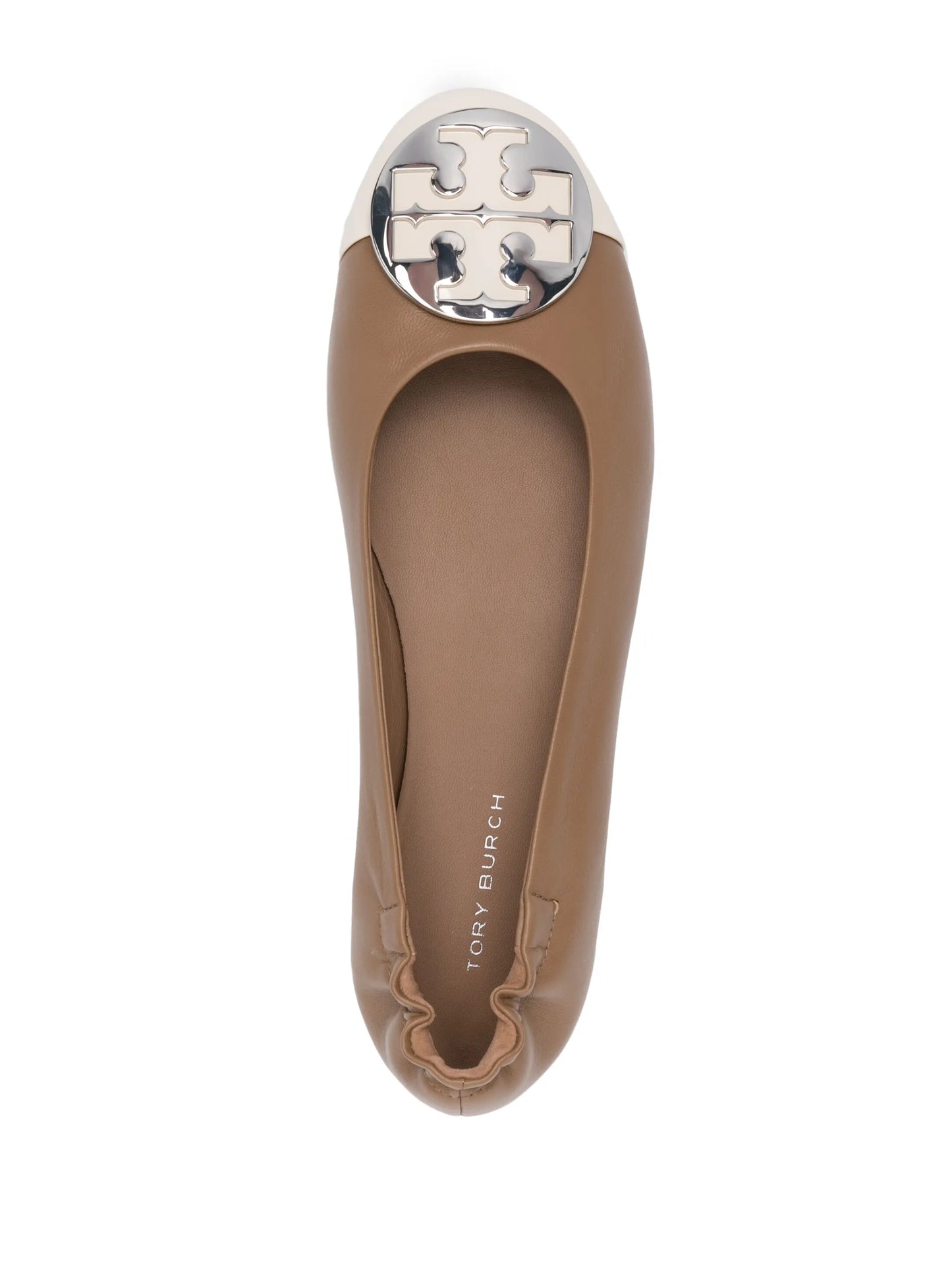 Claire cap-toe ballerina shoes