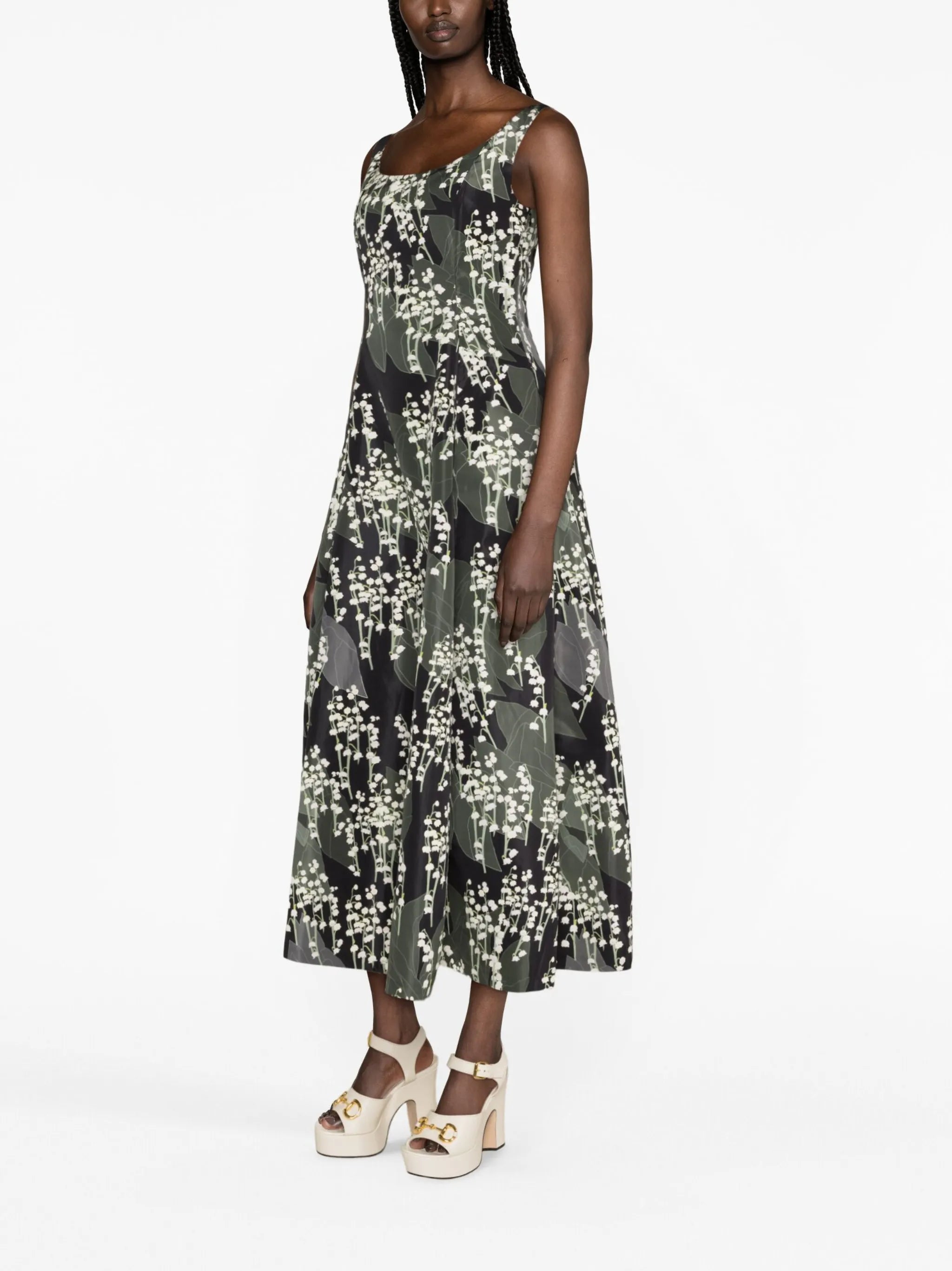 Maudette floral-print maxi dress