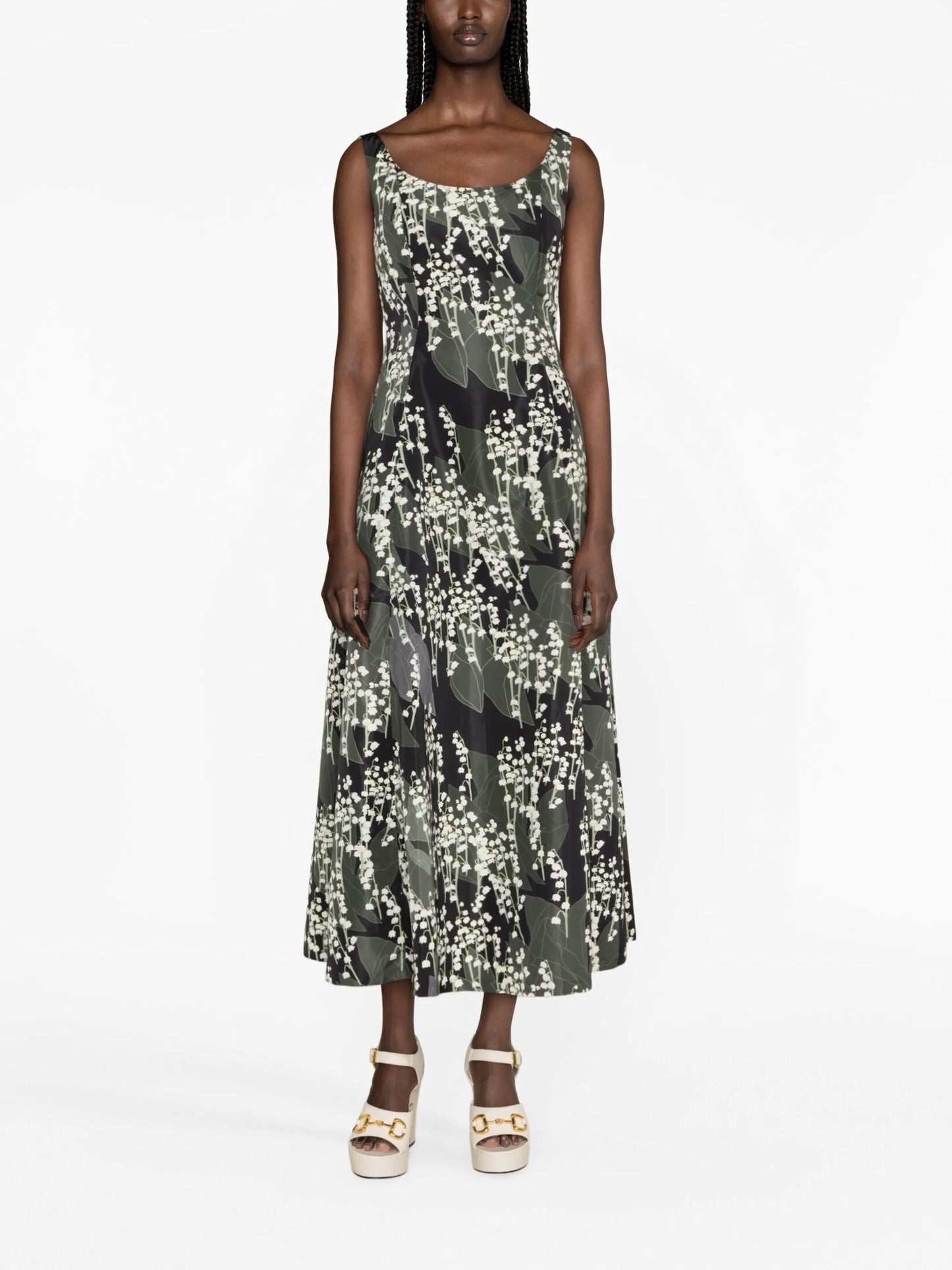 Maudette floral-print maxi dress