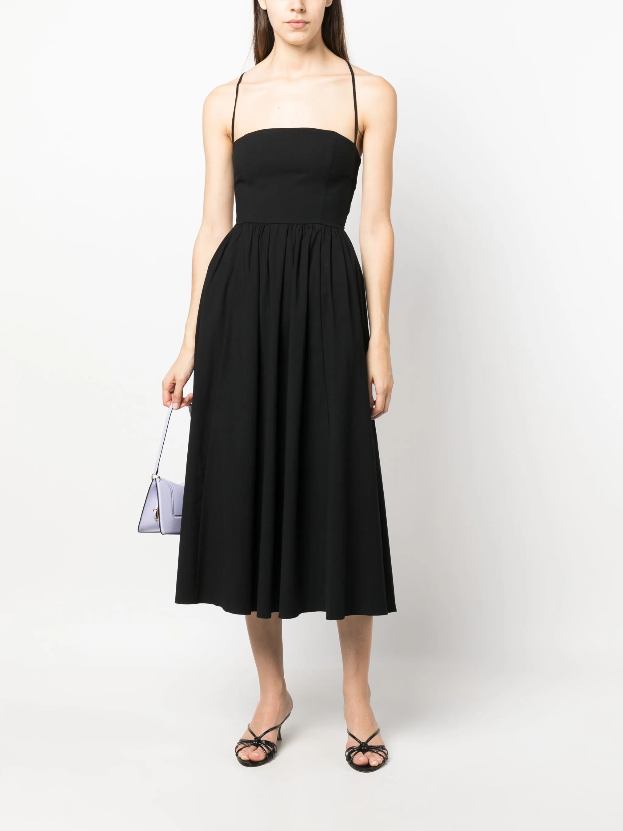 Kaede poplin midi dress