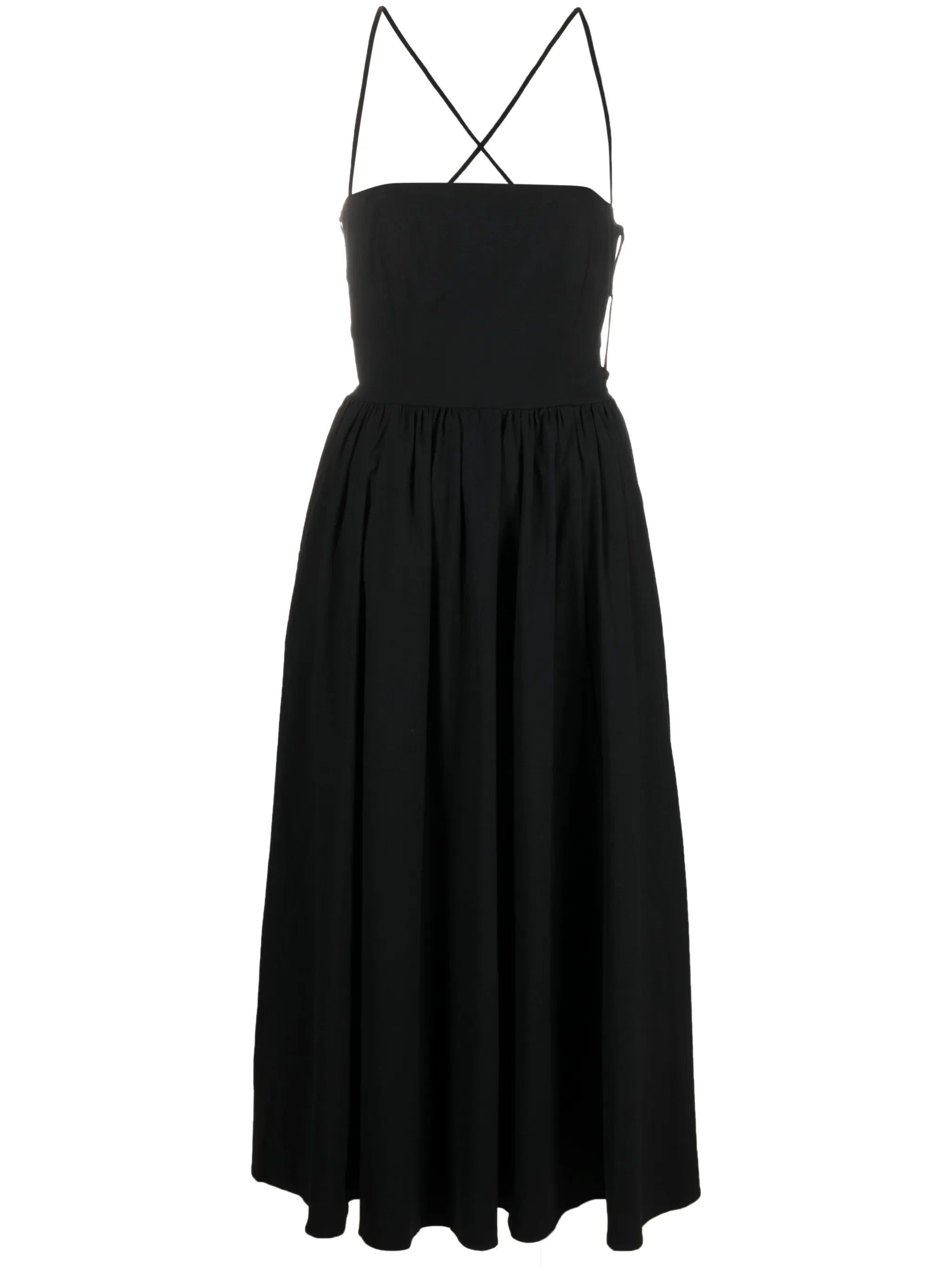 Kaede poplin midi dress