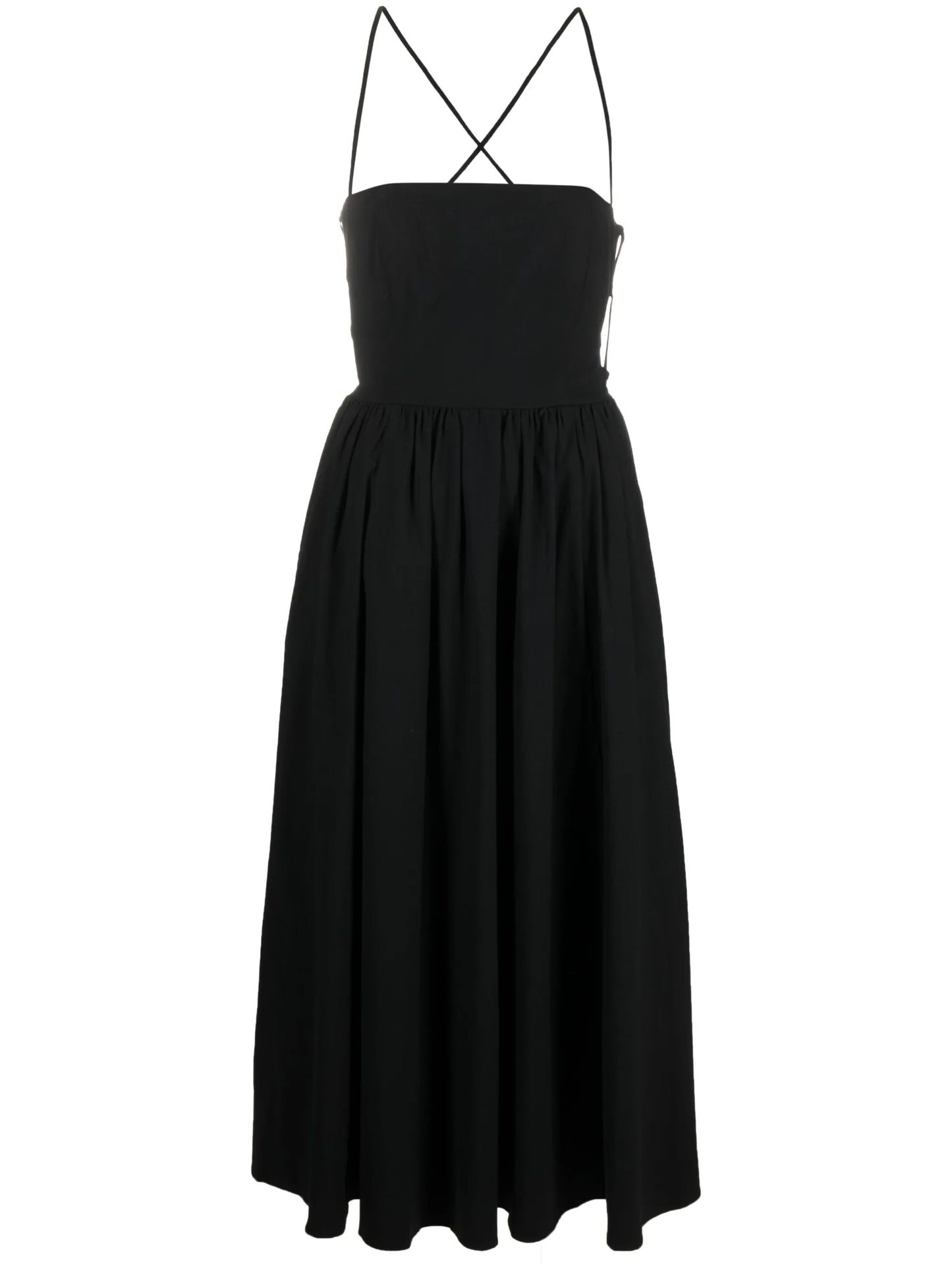 Kaede poplin midi dress