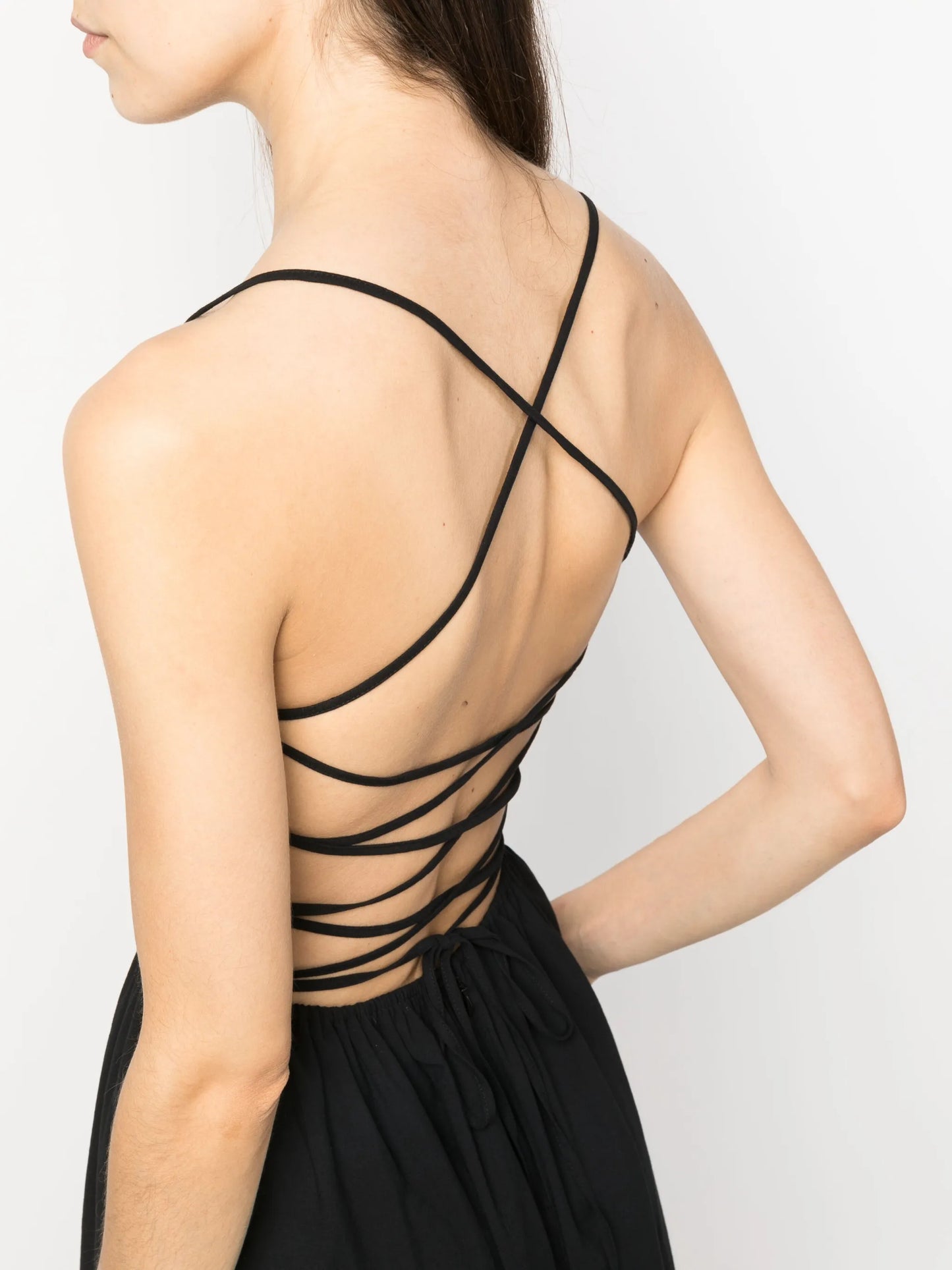 Kaede poplin midi dress