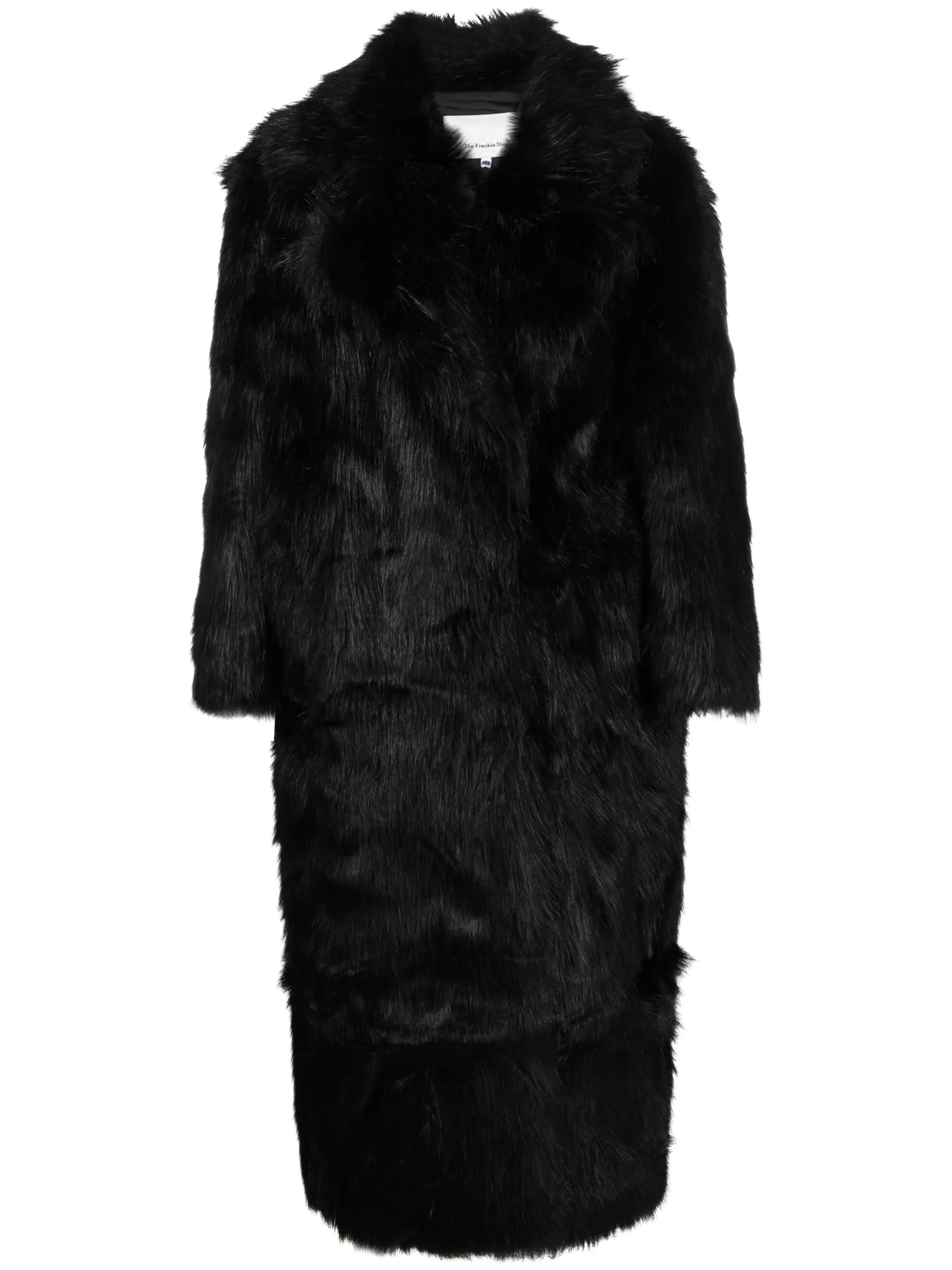 Joan long faux-fur coat