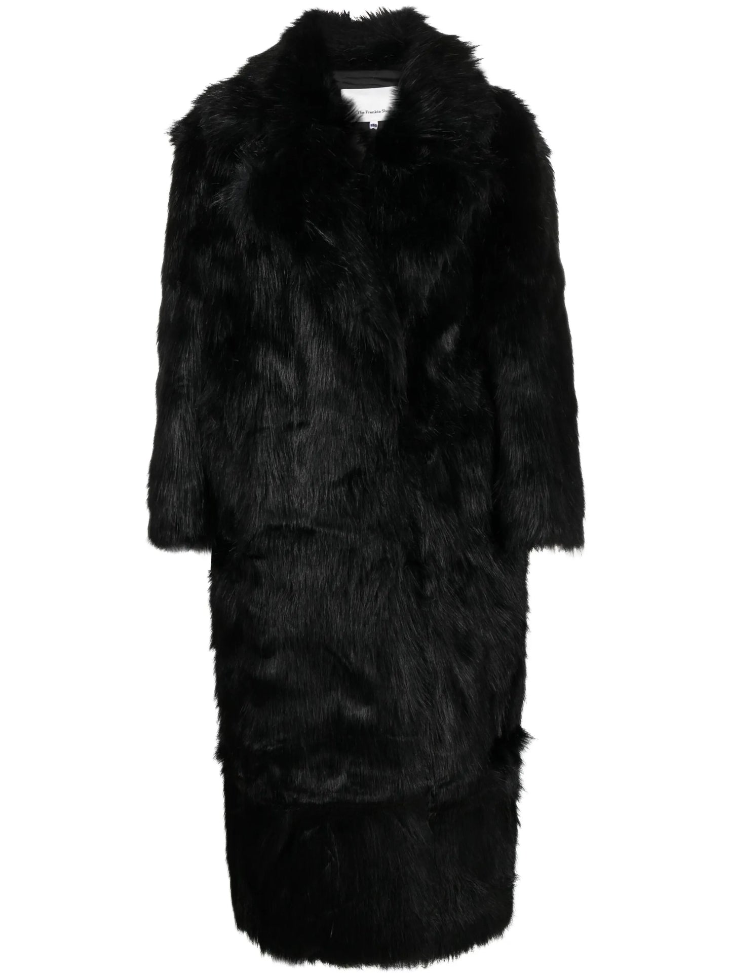 Joan long faux-fur coat