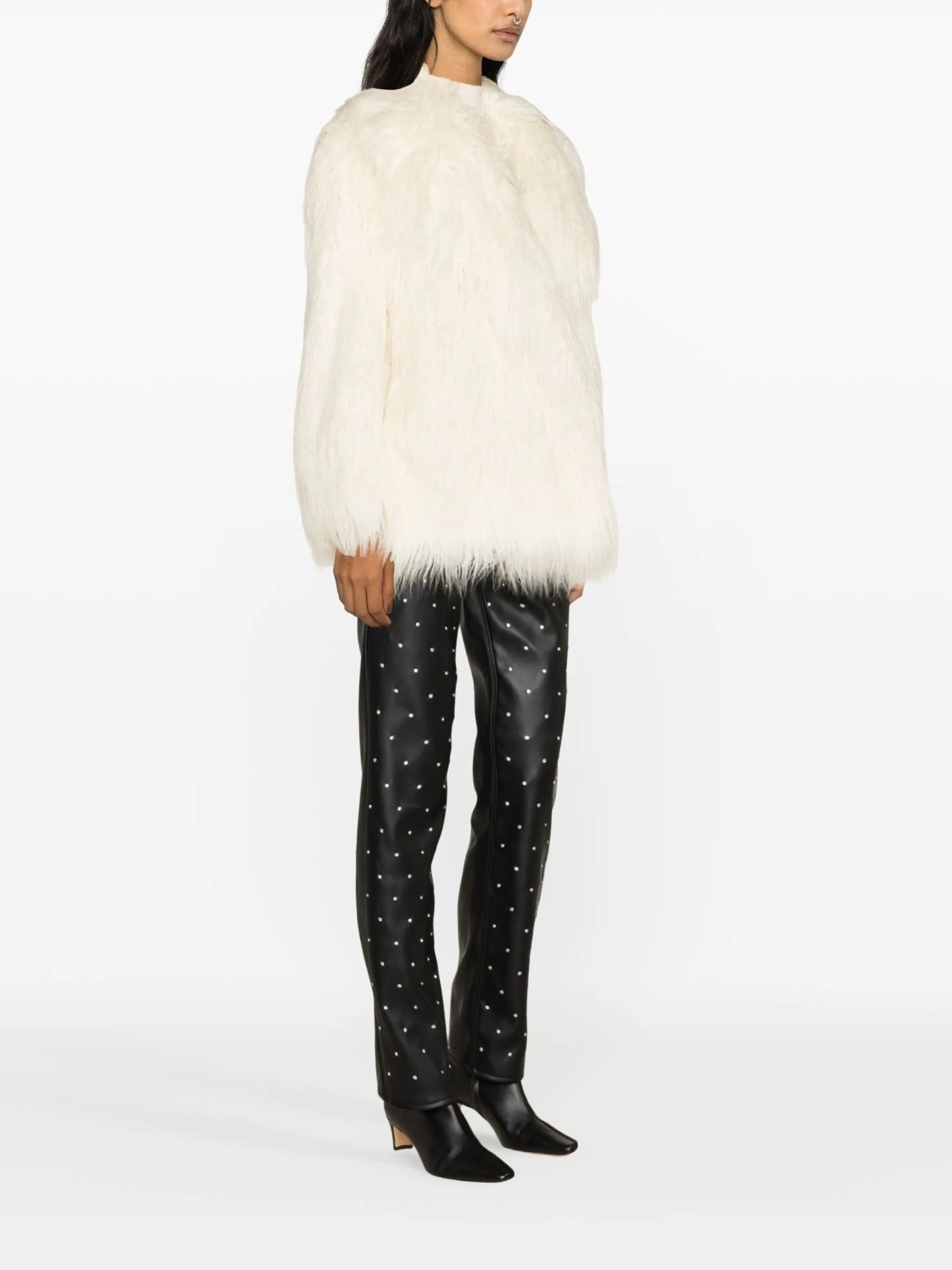 Liza faux-fur coat