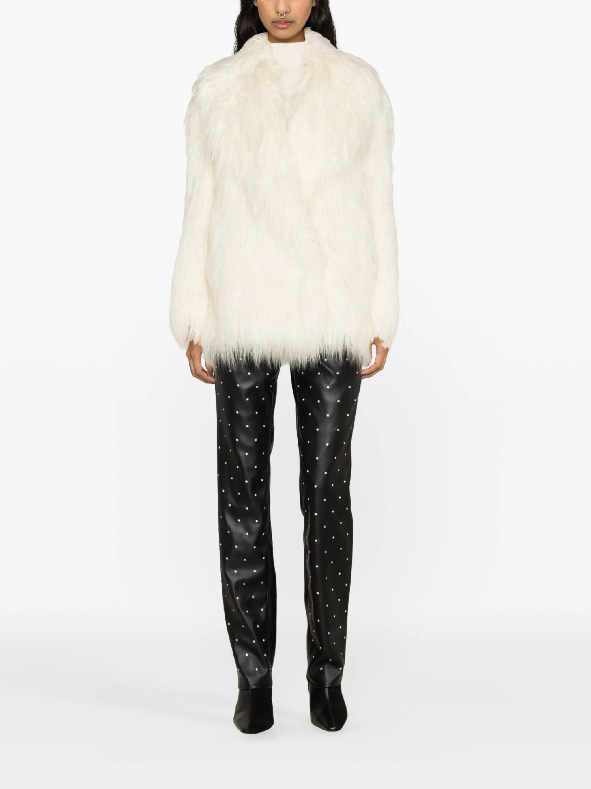 Liza faux-fur coat