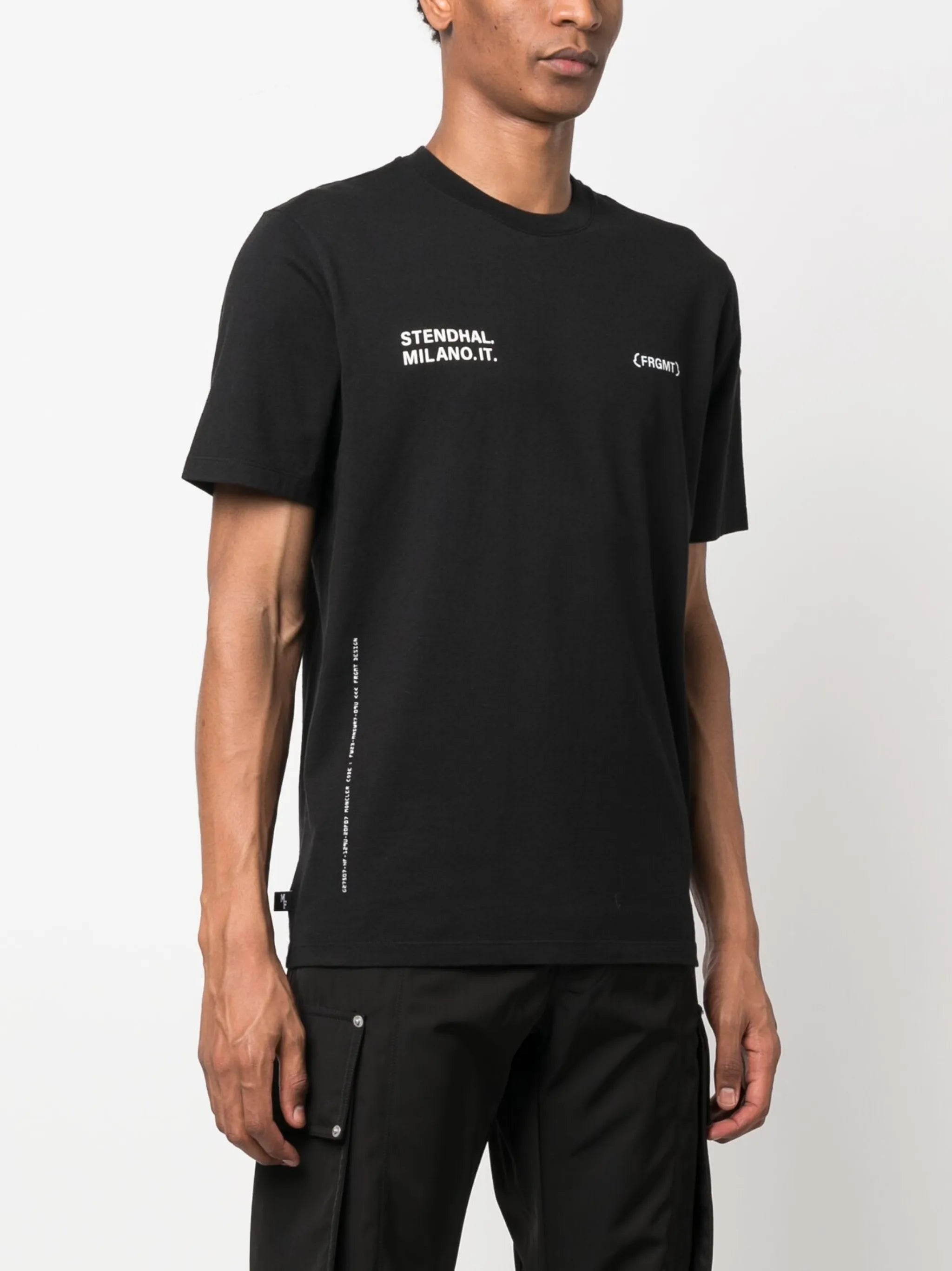 x Fragment logo-print cotton T-shirt