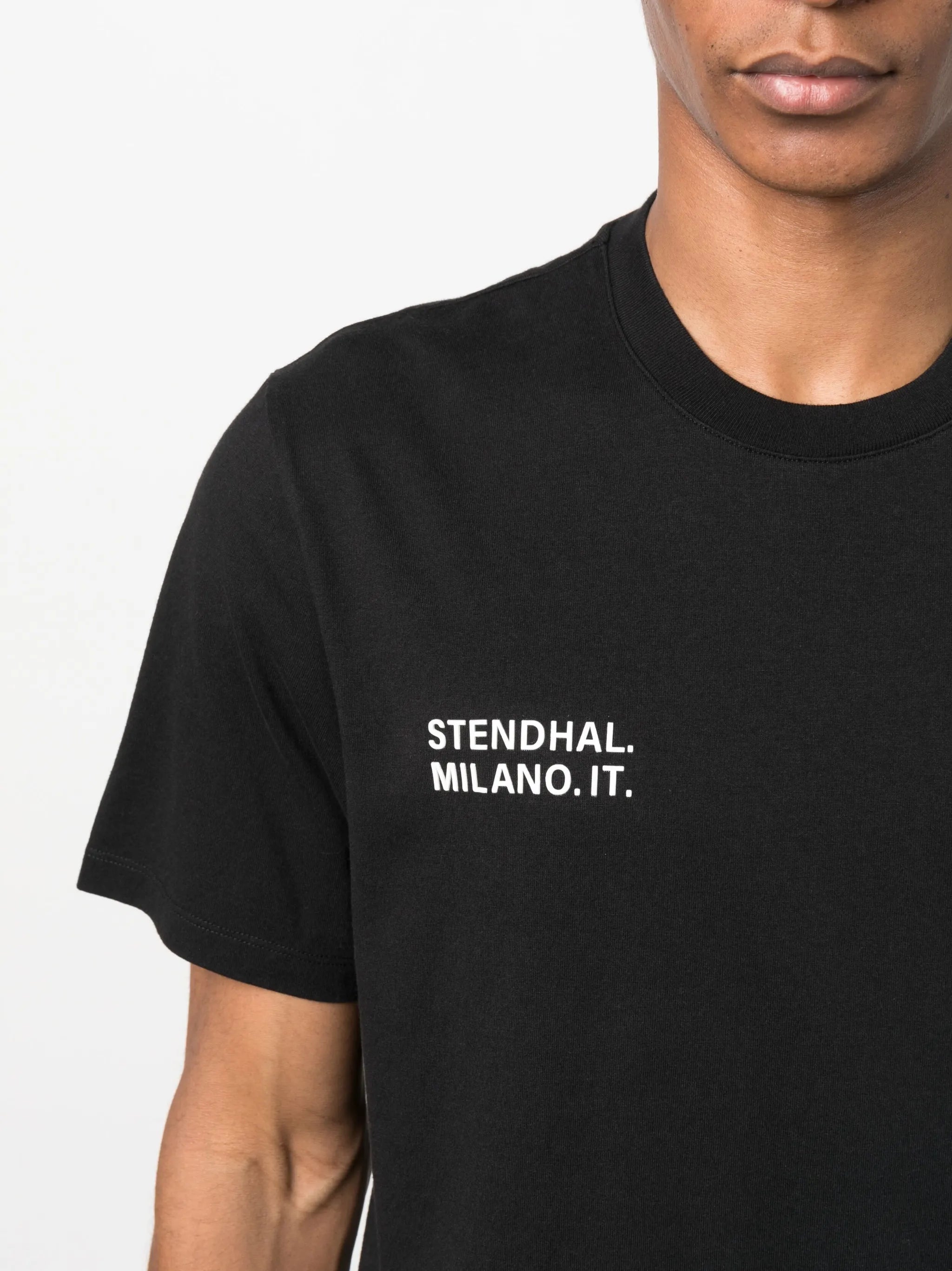 x Fragment logo-print cotton T-shirt