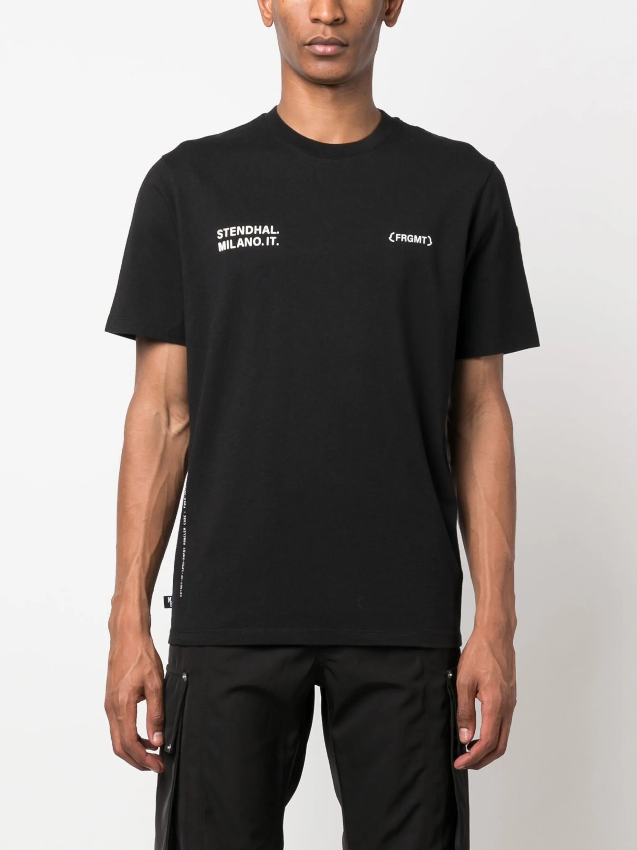 x Fragment logo-print cotton T-shirt