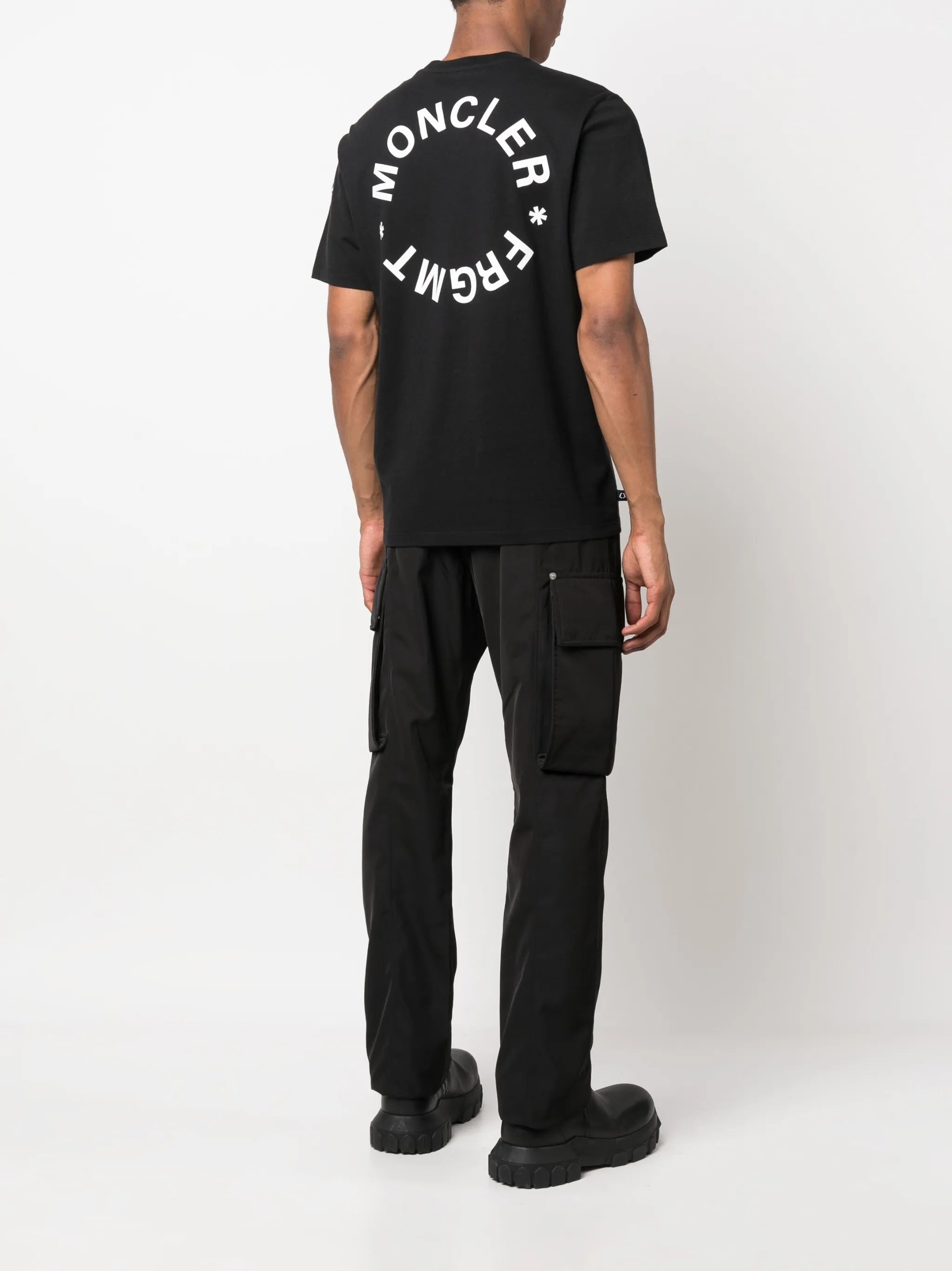 x Fragment logo-print cotton T-shirt