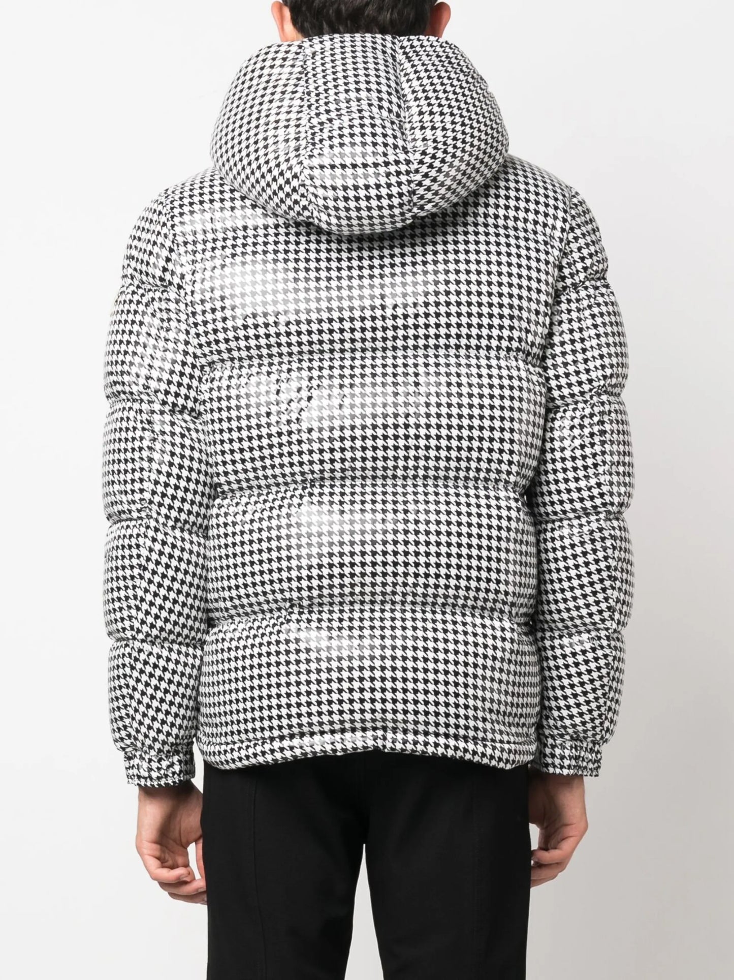 x FRGMT Socotrine houndstooth-pattern padded jacket