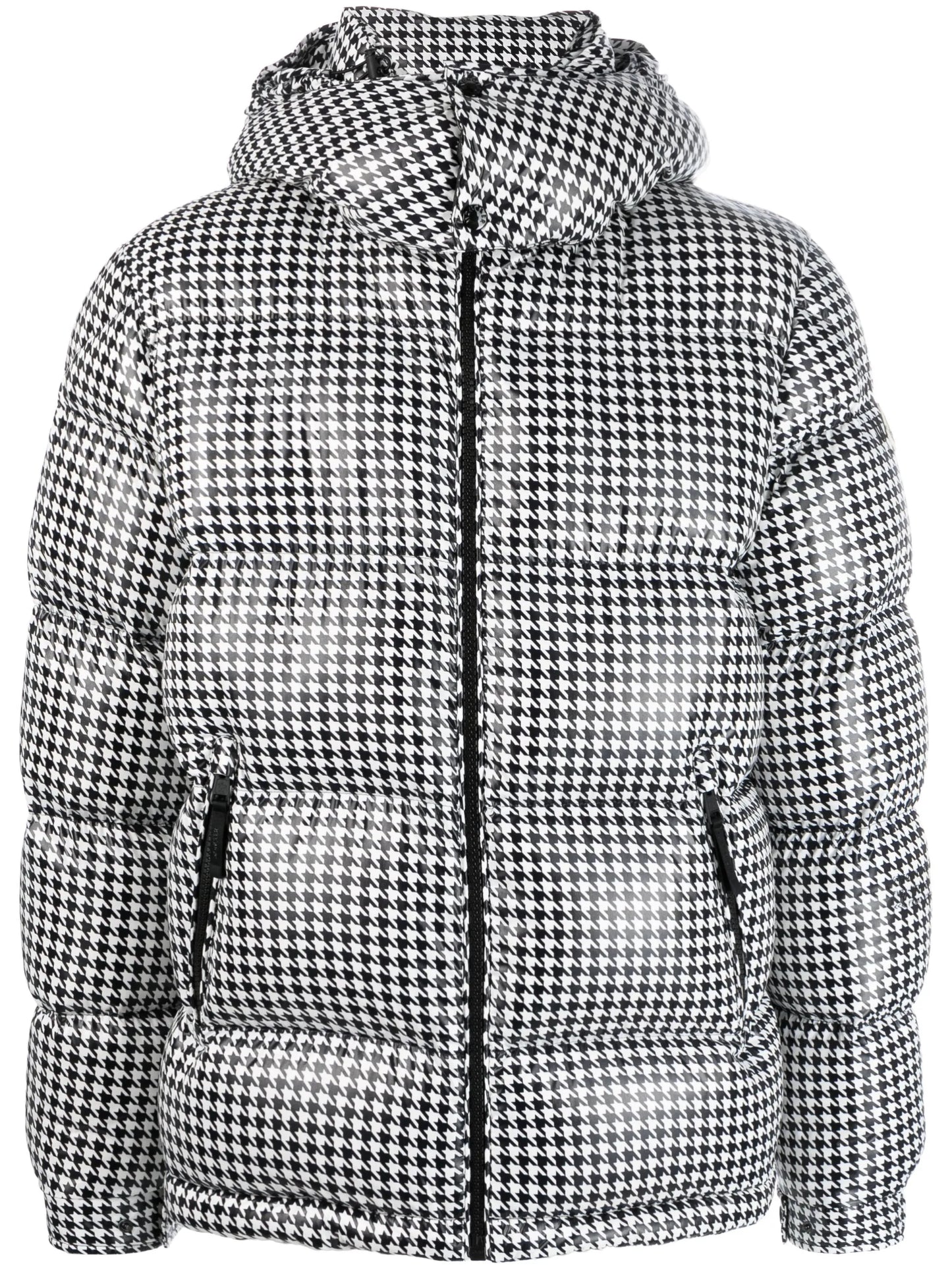 x FRGMT Socotrine houndstooth-pattern padded jacket