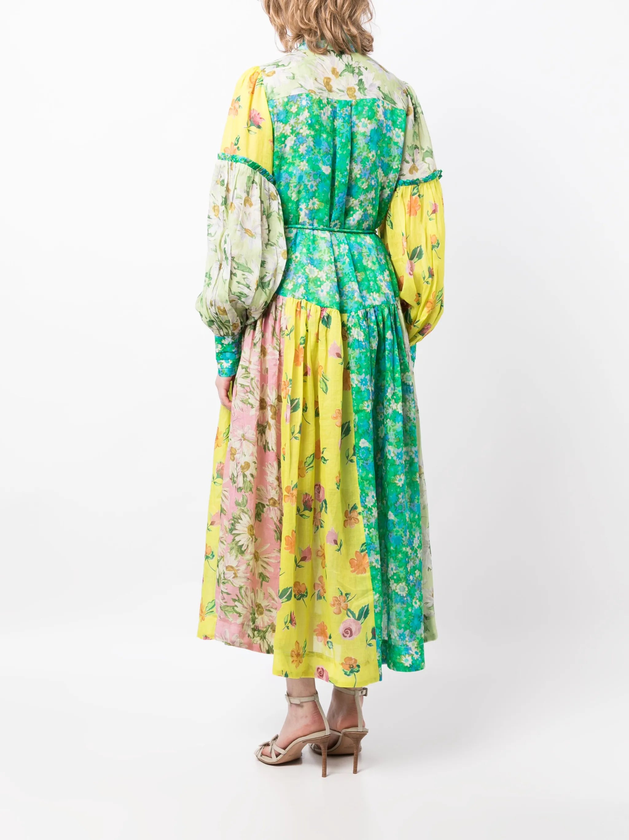Kenzie patchwork-print maxi dress