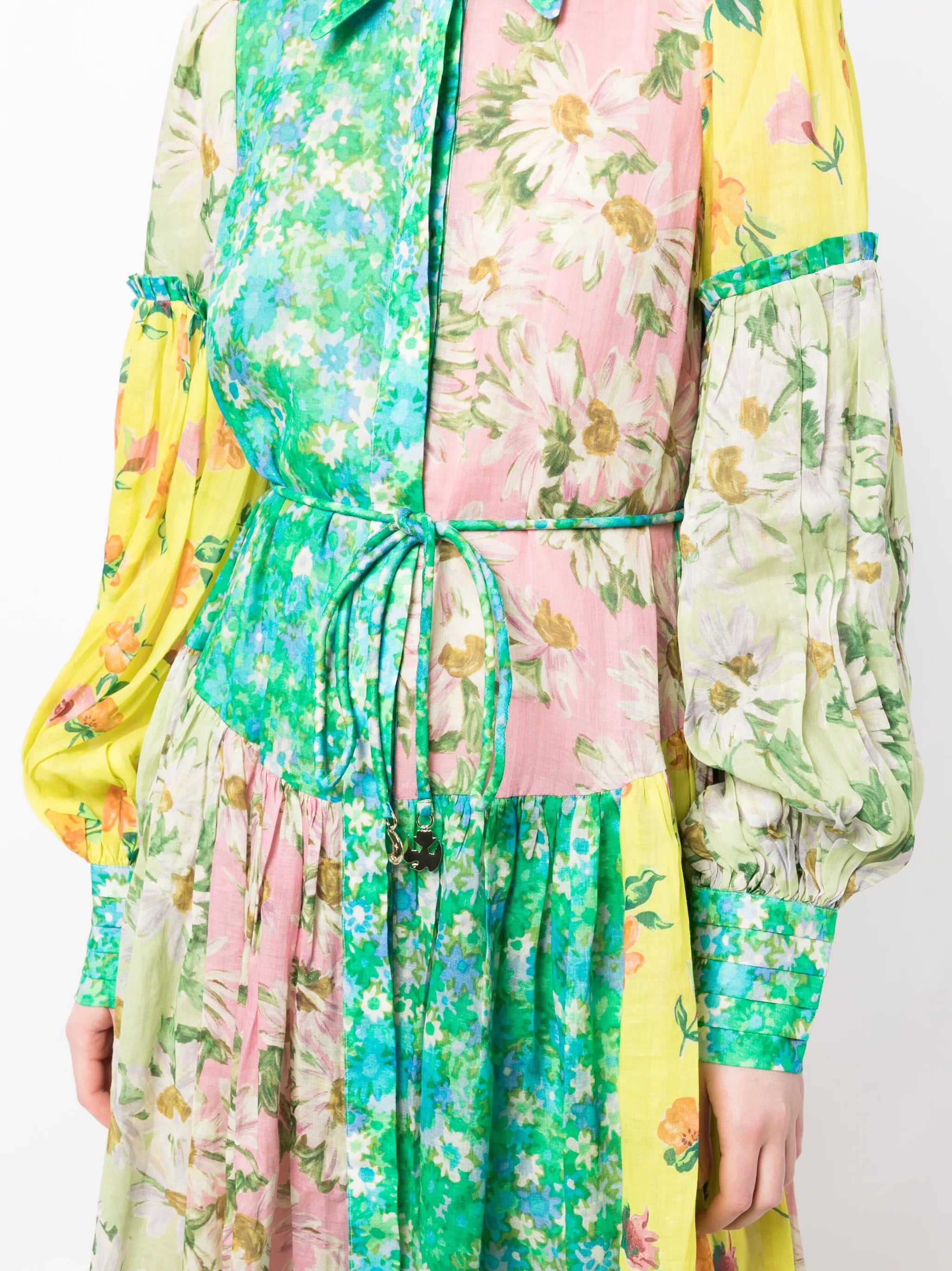 Kenzie patchwork-print maxi dress