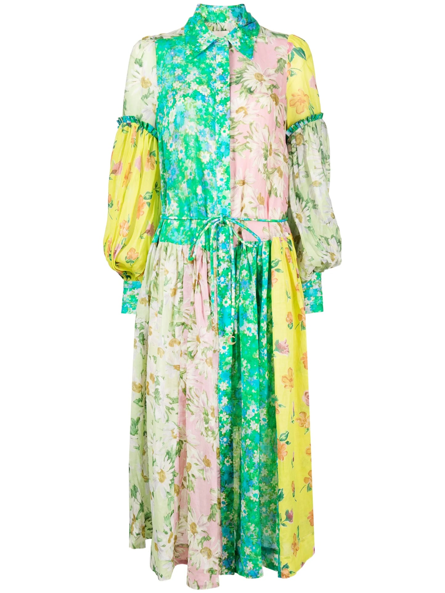 Kenzie patchwork-print maxi dress