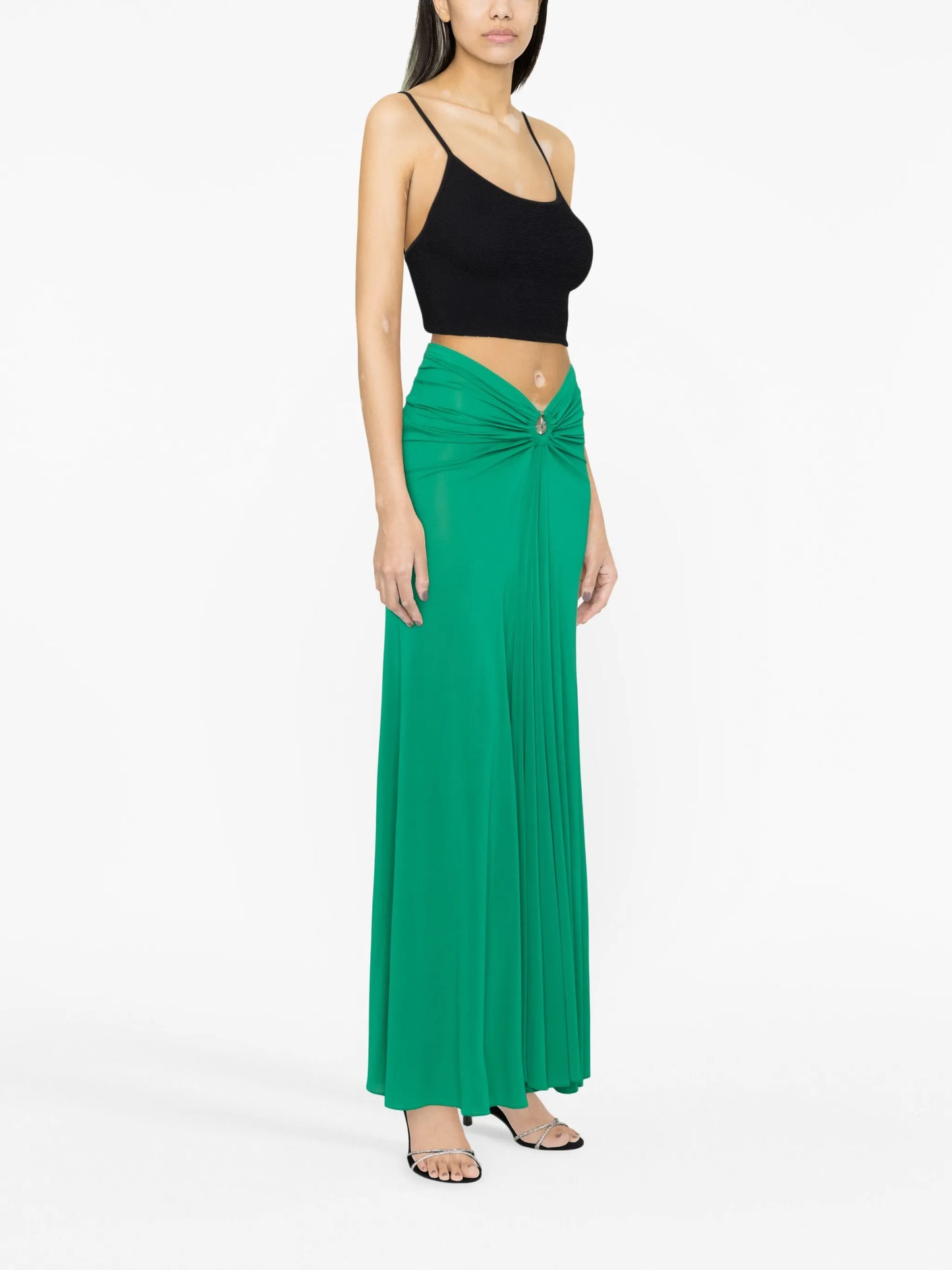 gathered-detail skirt