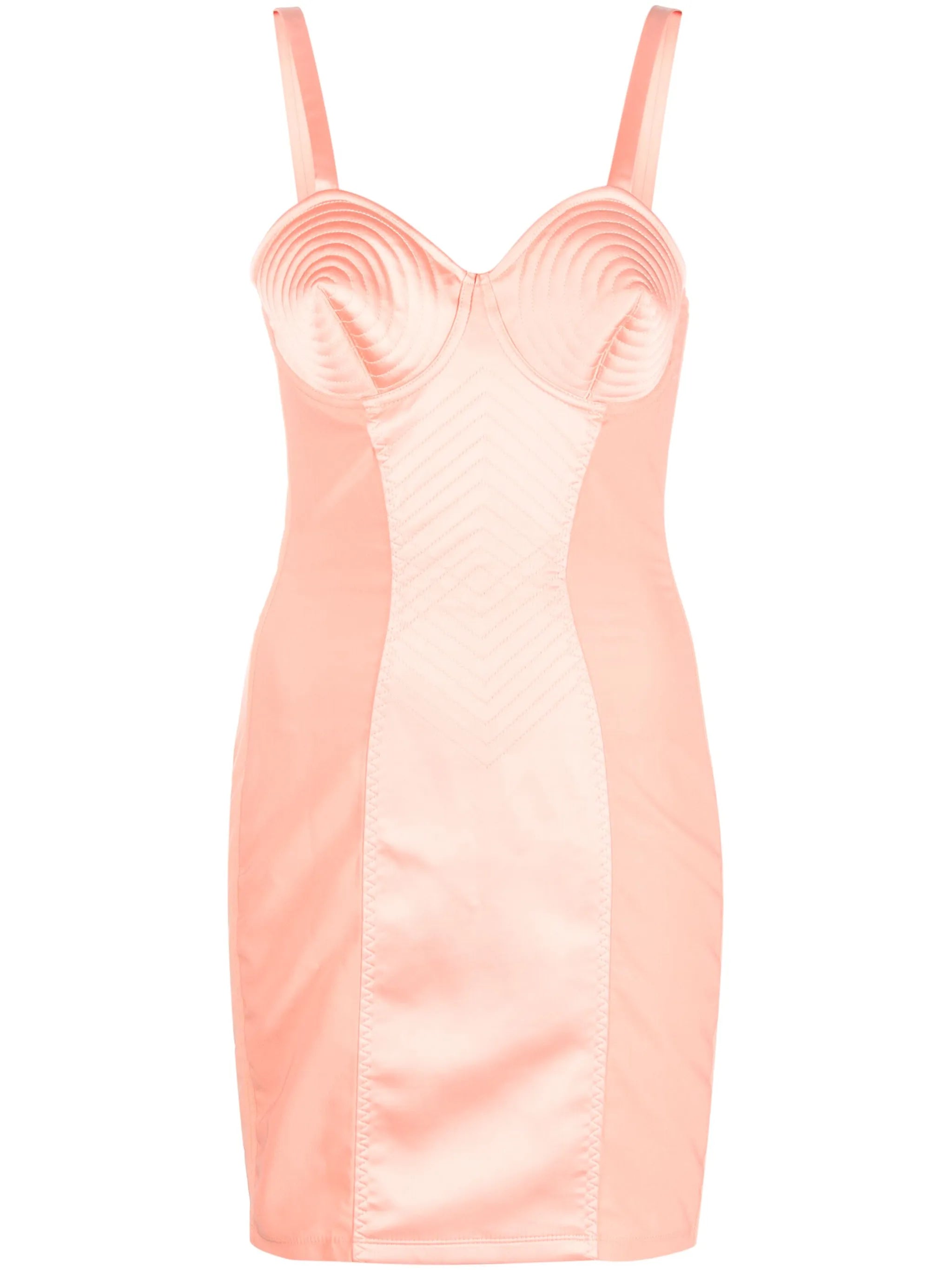 Iconic cone-bra minidress