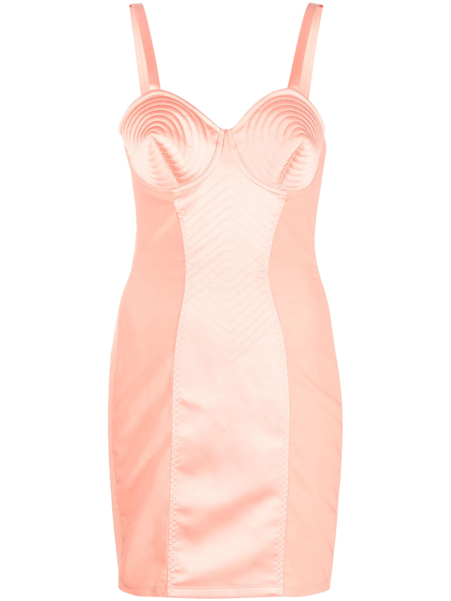 Iconic cone-bra minidress